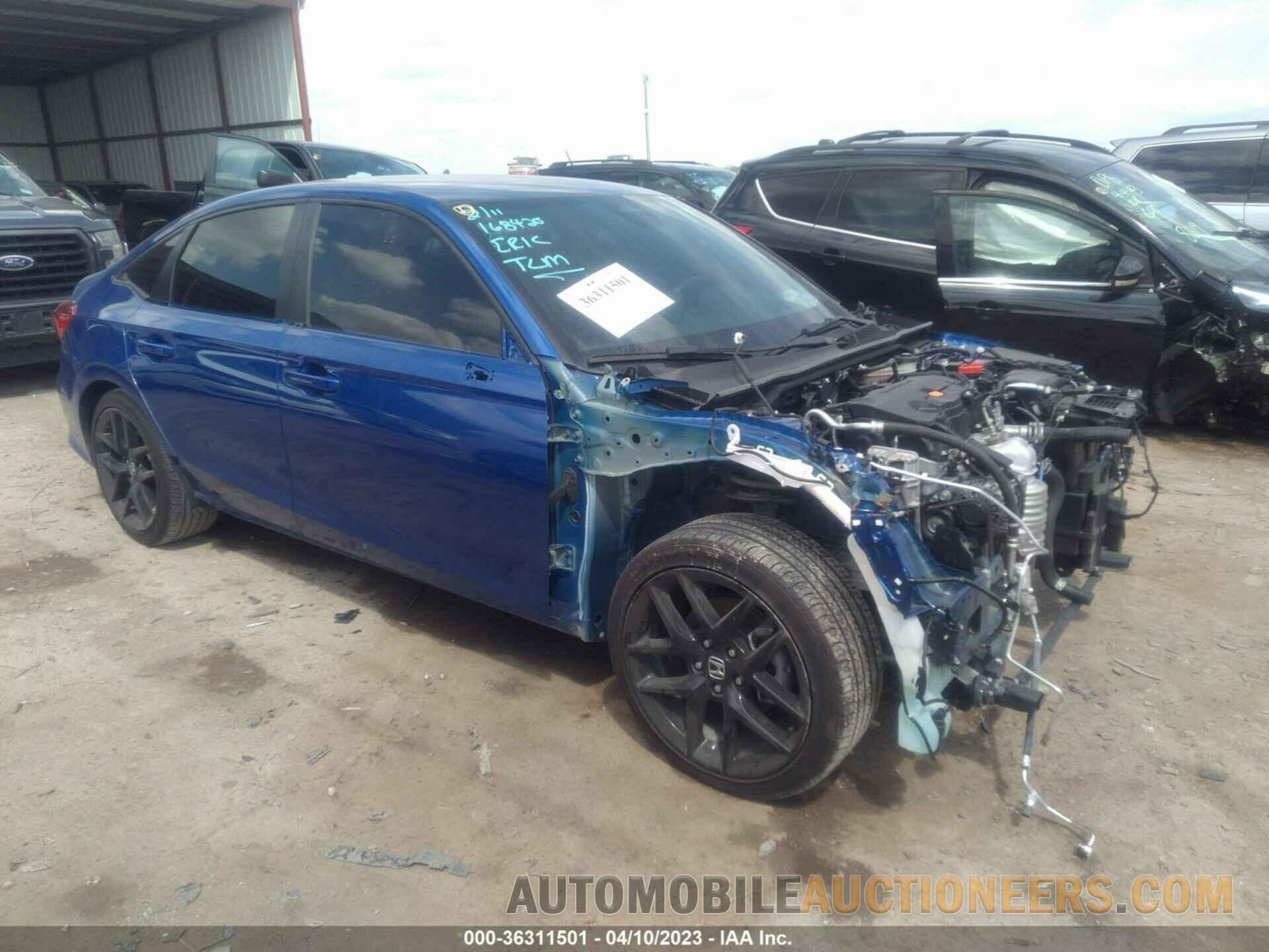 2HGFE2F5XNH516168 HONDA CIVIC SEDAN 2022