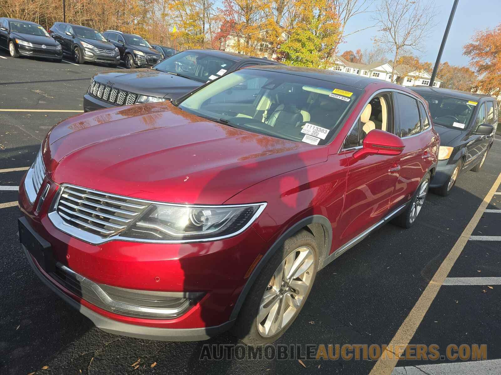 2LMPJ6LR1HBL44472 Lincoln MKX 2017