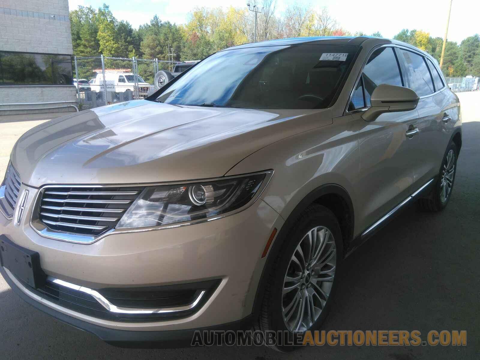 2LMPJ8LR5HBL31784 Lincoln MKX 2017