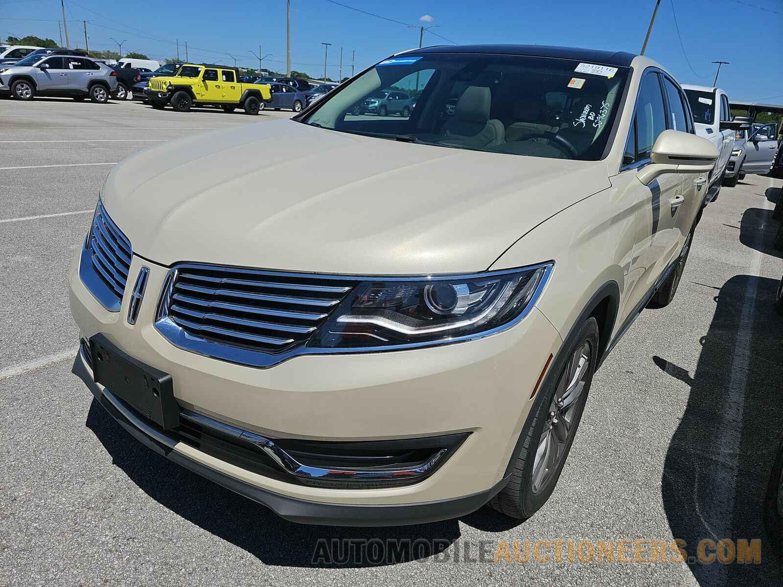 2LMTJ8LP6GBL35614 Lincoln MKX 2016