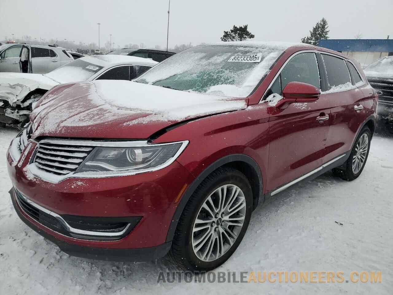 2LMTJ8LR3GBL52095 LINCOLN MKX 2016