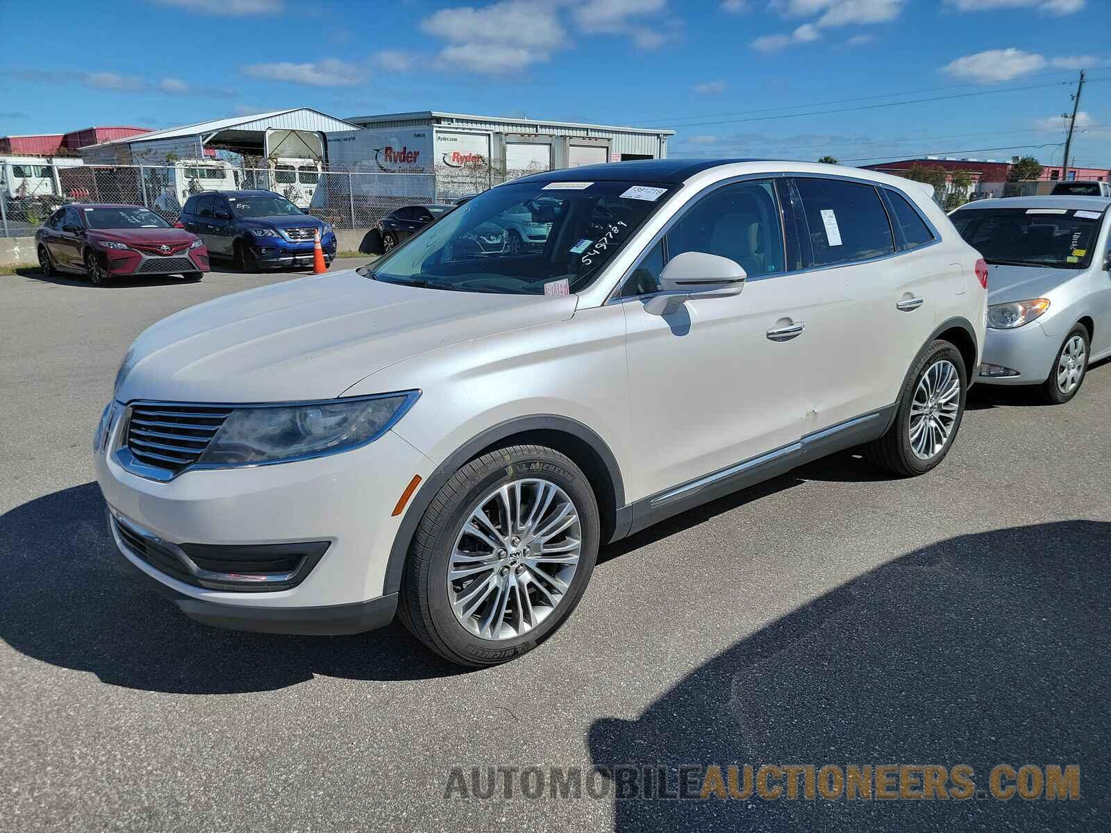 2LMTJ8LR6GBL60787 Lincoln MKX 2016