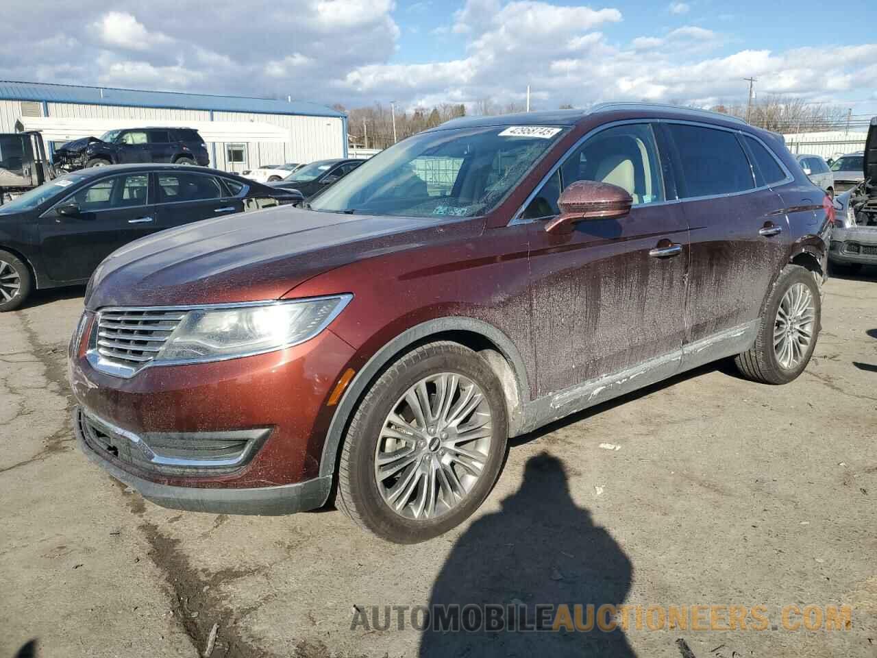 2LMTJ8LR6GBL77332 LINCOLN MKX 2016