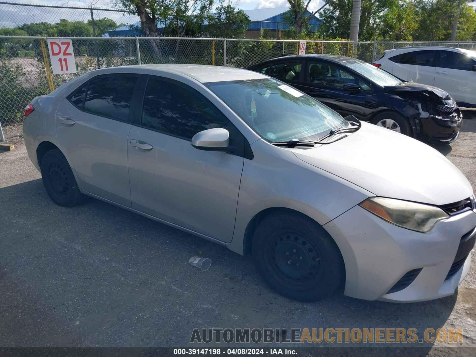 2T1BURHE0FC263606 TOYOTA COROLLA 2015