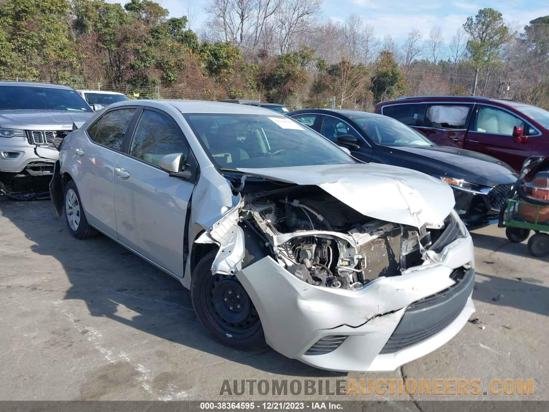 2T1BURHE0FC264996 TOYOTA COROLLA 2015