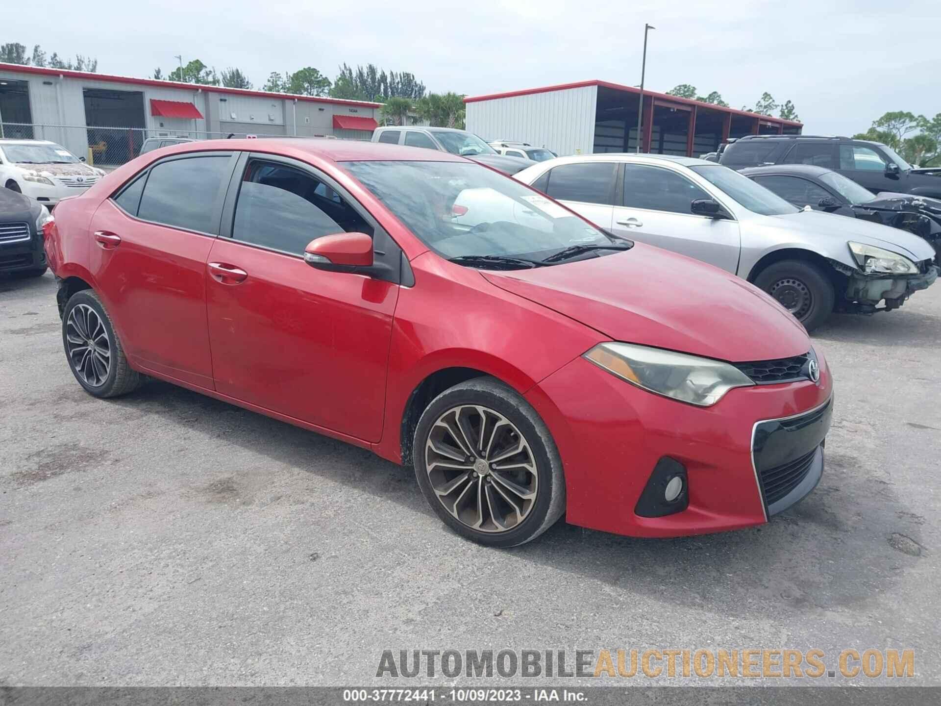 2T1BURHE0FC277392 TOYOTA COROLLA 2015