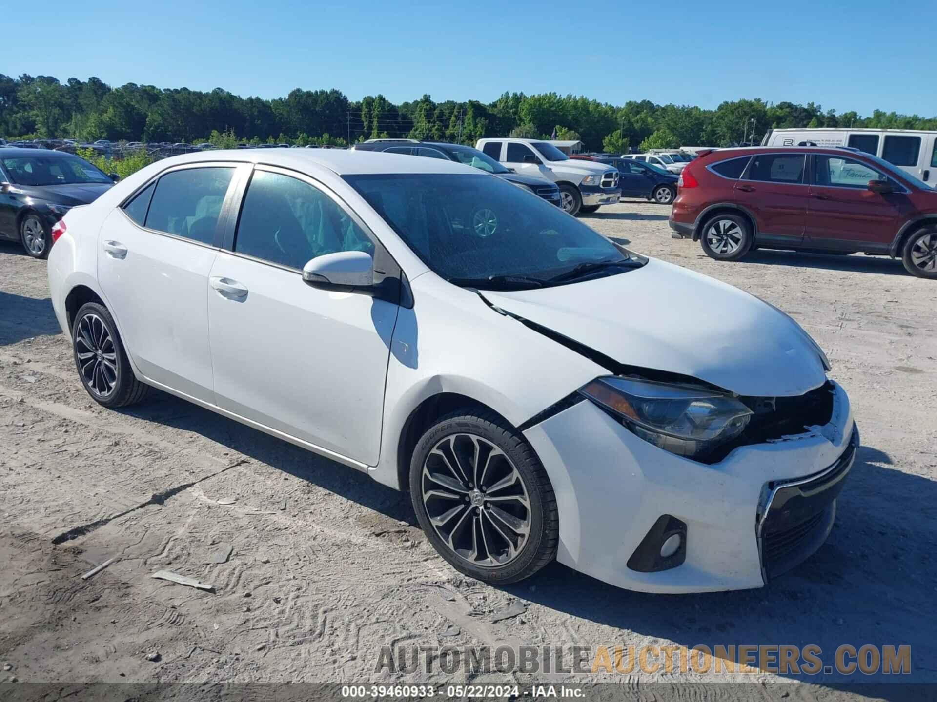 2T1BURHE0FC283029 TOYOTA COROLLA 2015