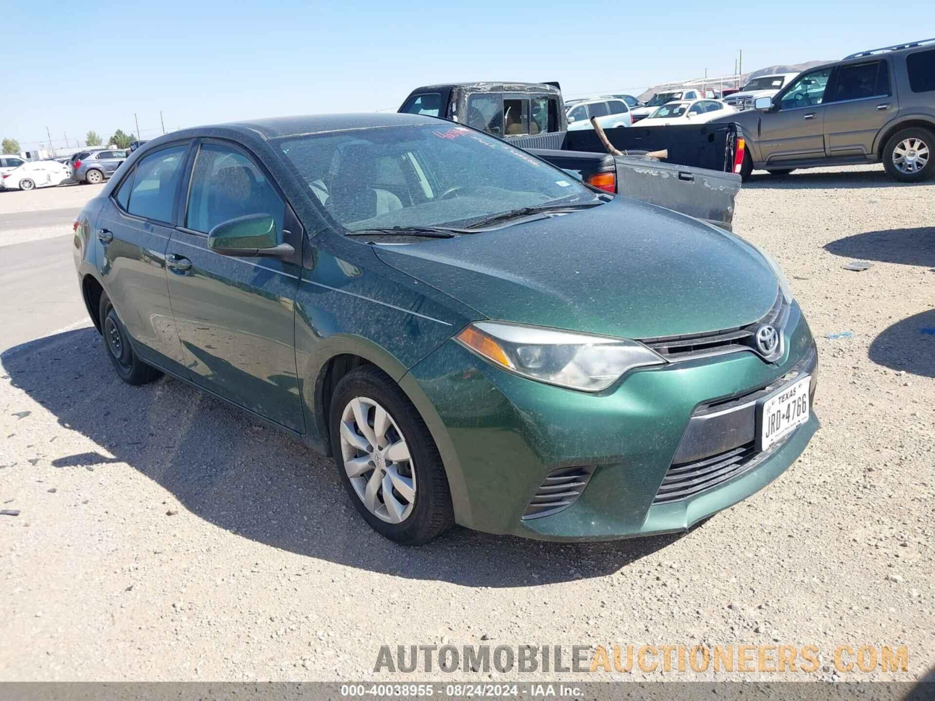 2T1BURHE0FC352026 TOYOTA COROLLA 2015