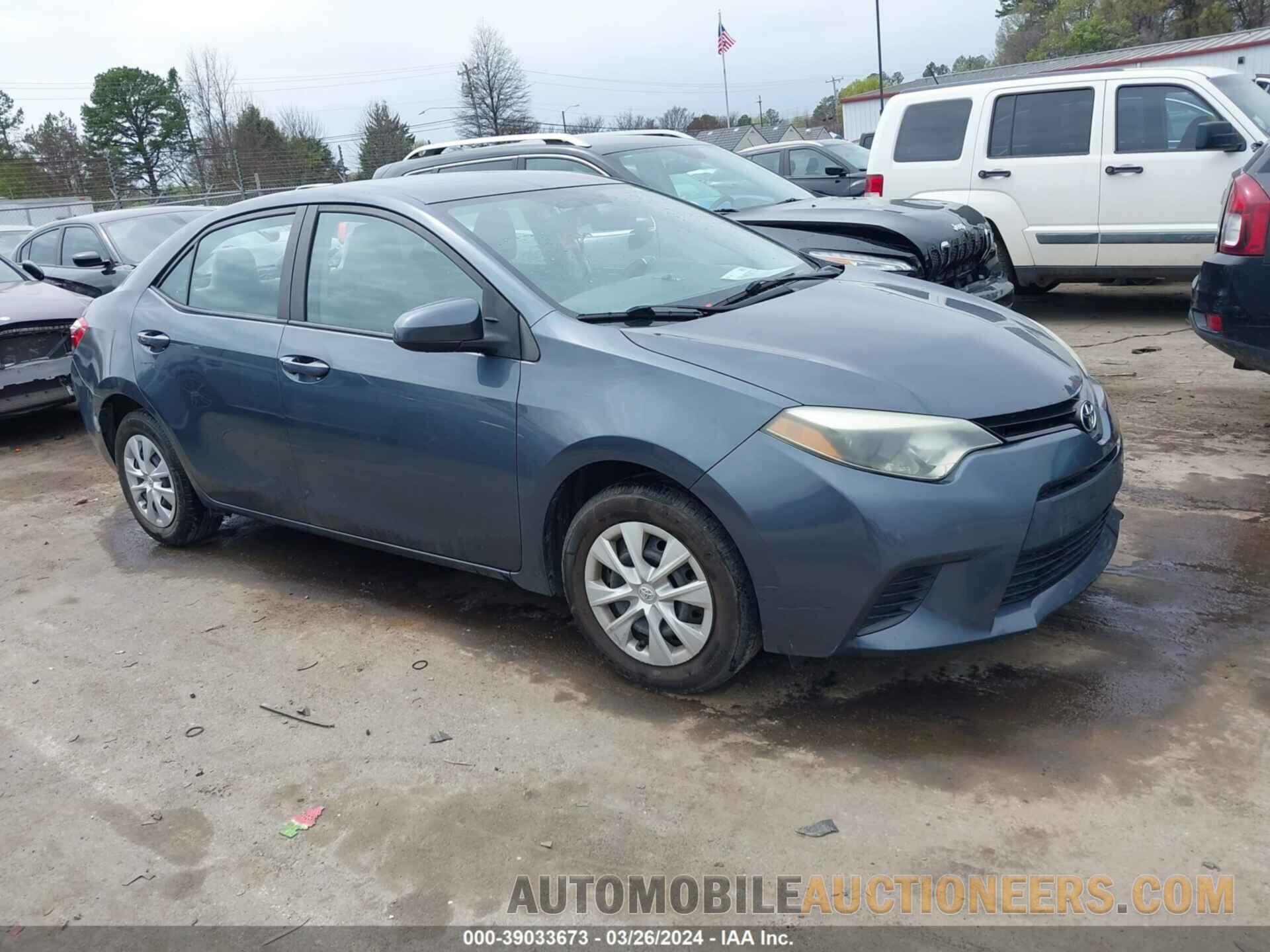 2T1BURHE0FC369747 TOYOTA COROLLA 2015