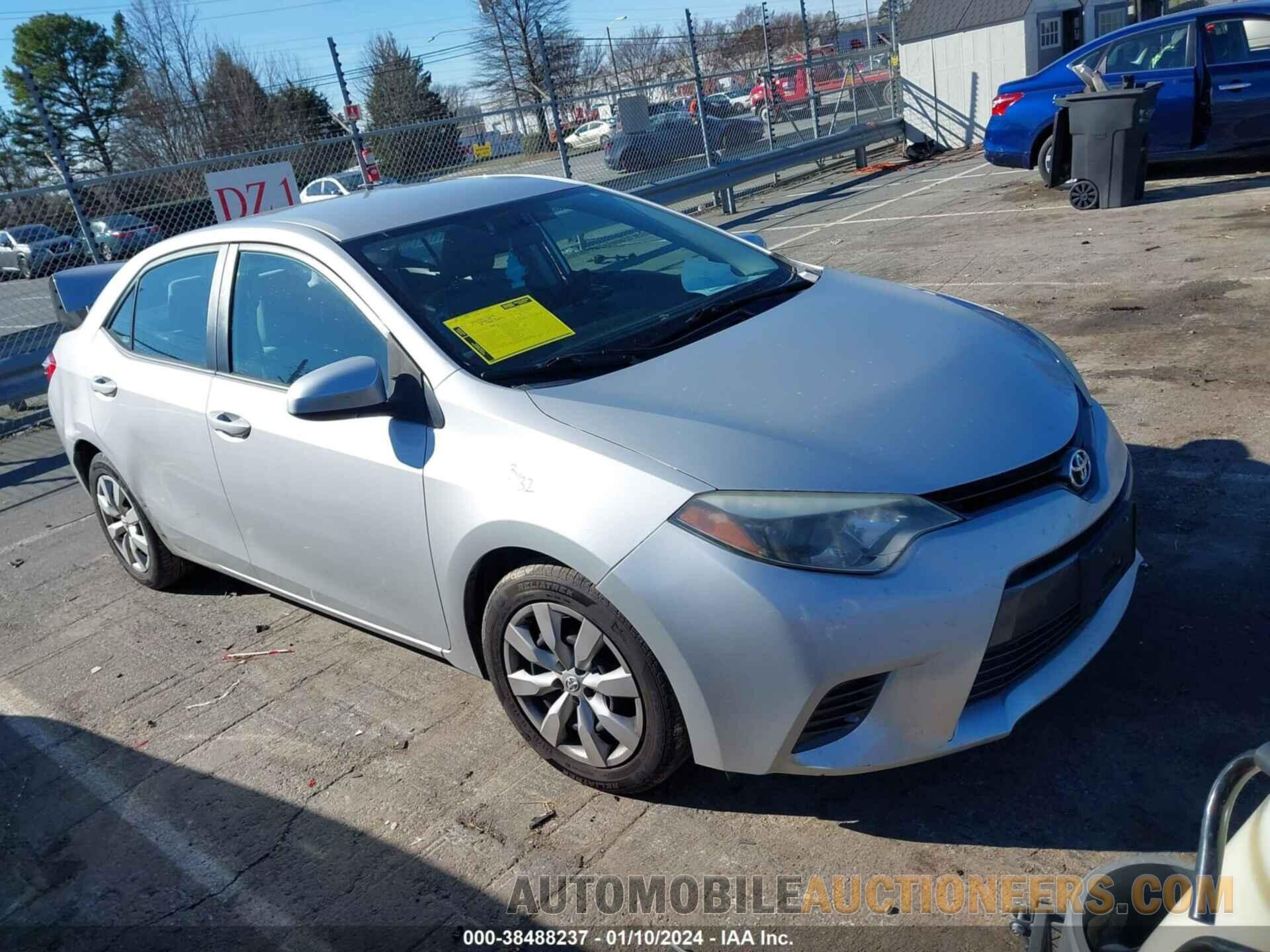 2T1BURHE0FC375306 TOYOTA COROLLA 2015