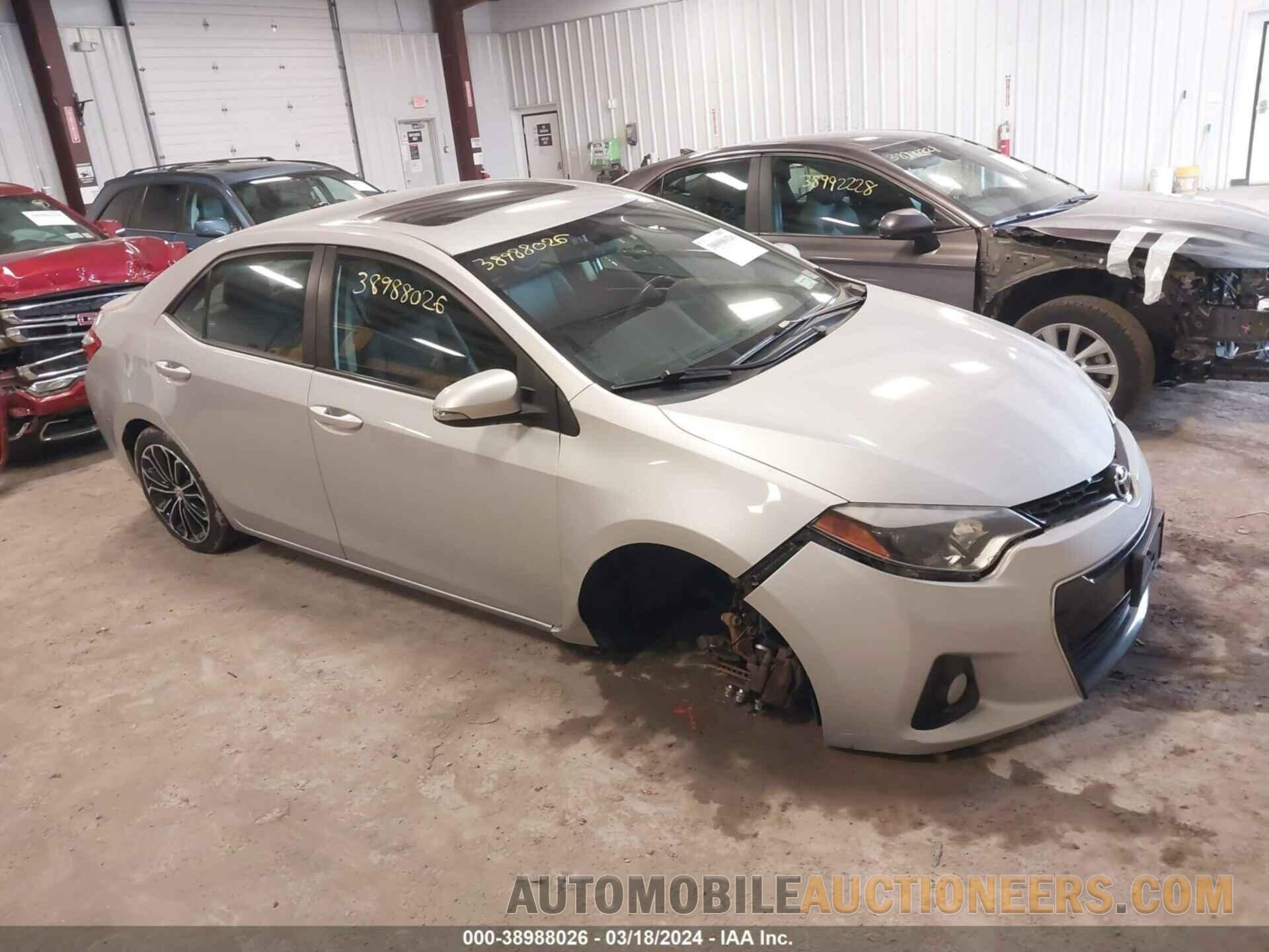 2T1BURHE0FC390579 TOYOTA COROLLA 2015