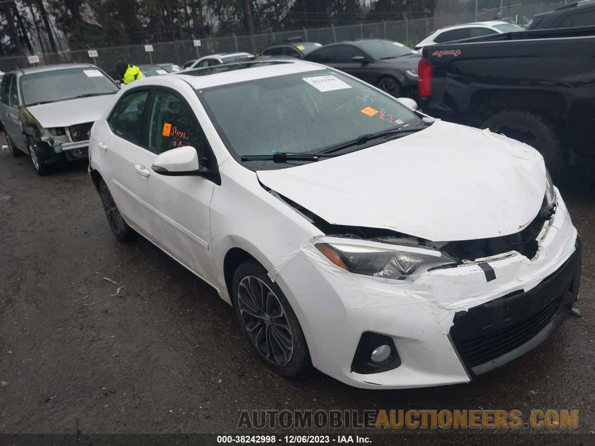 2T1BURHE0FC395460 TOYOTA COROLLA 2015