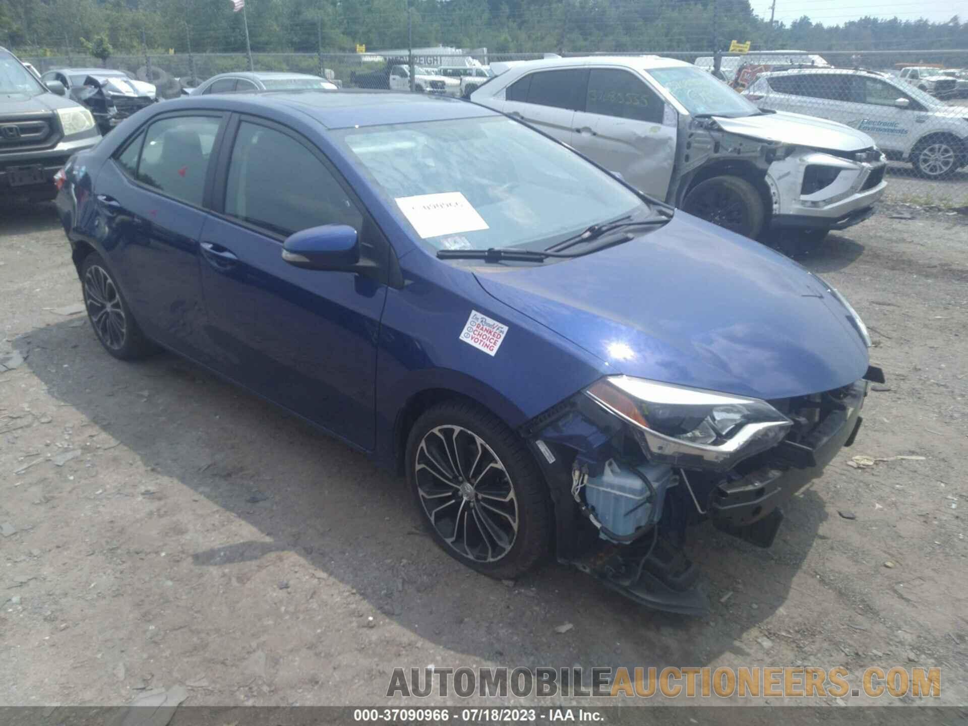 2T1BURHE0FC396916 TOYOTA COROLLA 2015