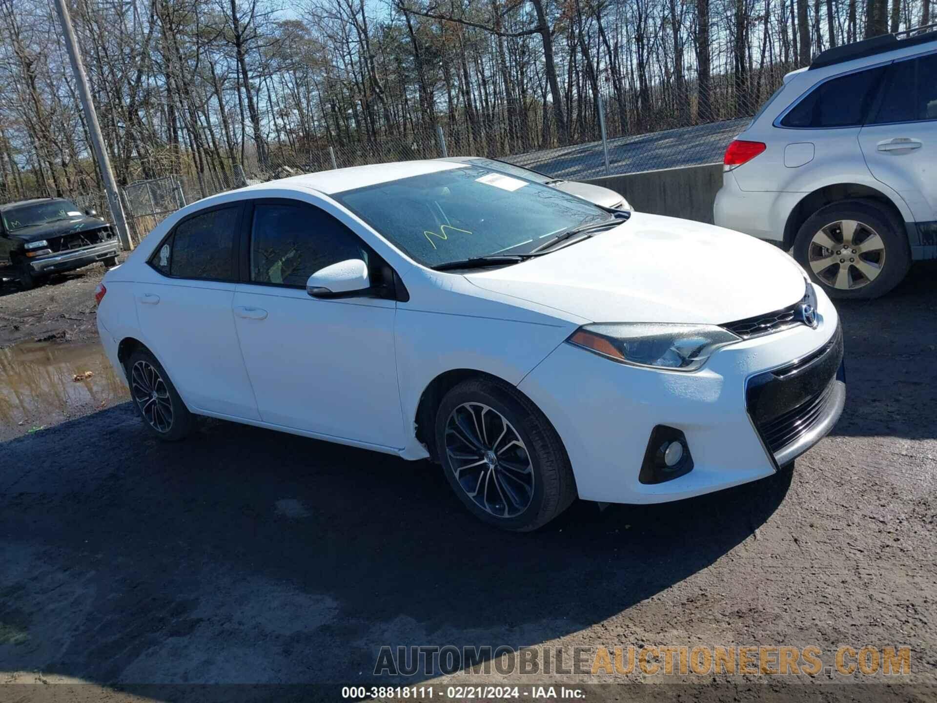 2T1BURHE0FC414590 TOYOTA COROLLA 2015