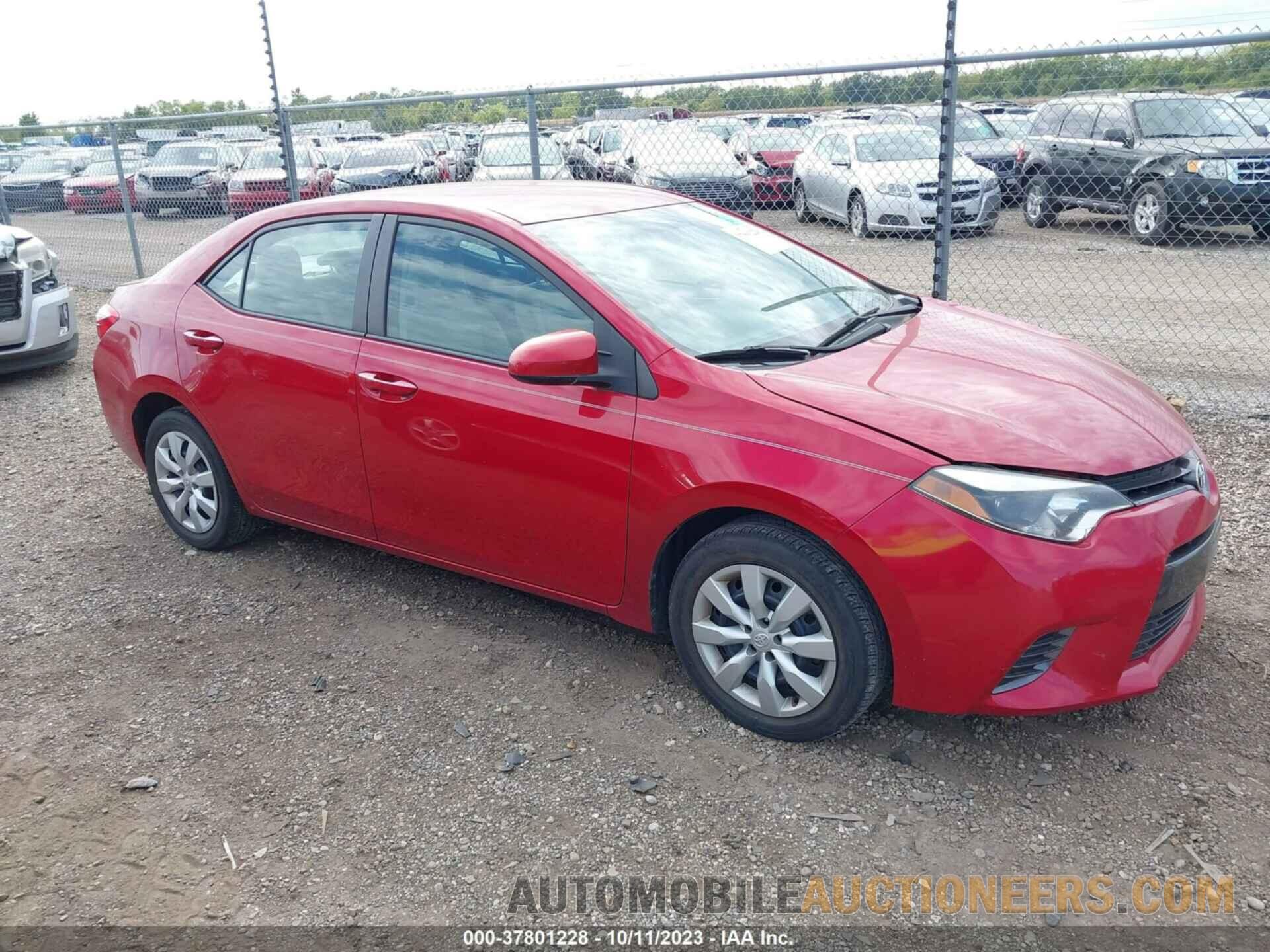 2T1BURHE0FC432474 TOYOTA COROLLA 2015