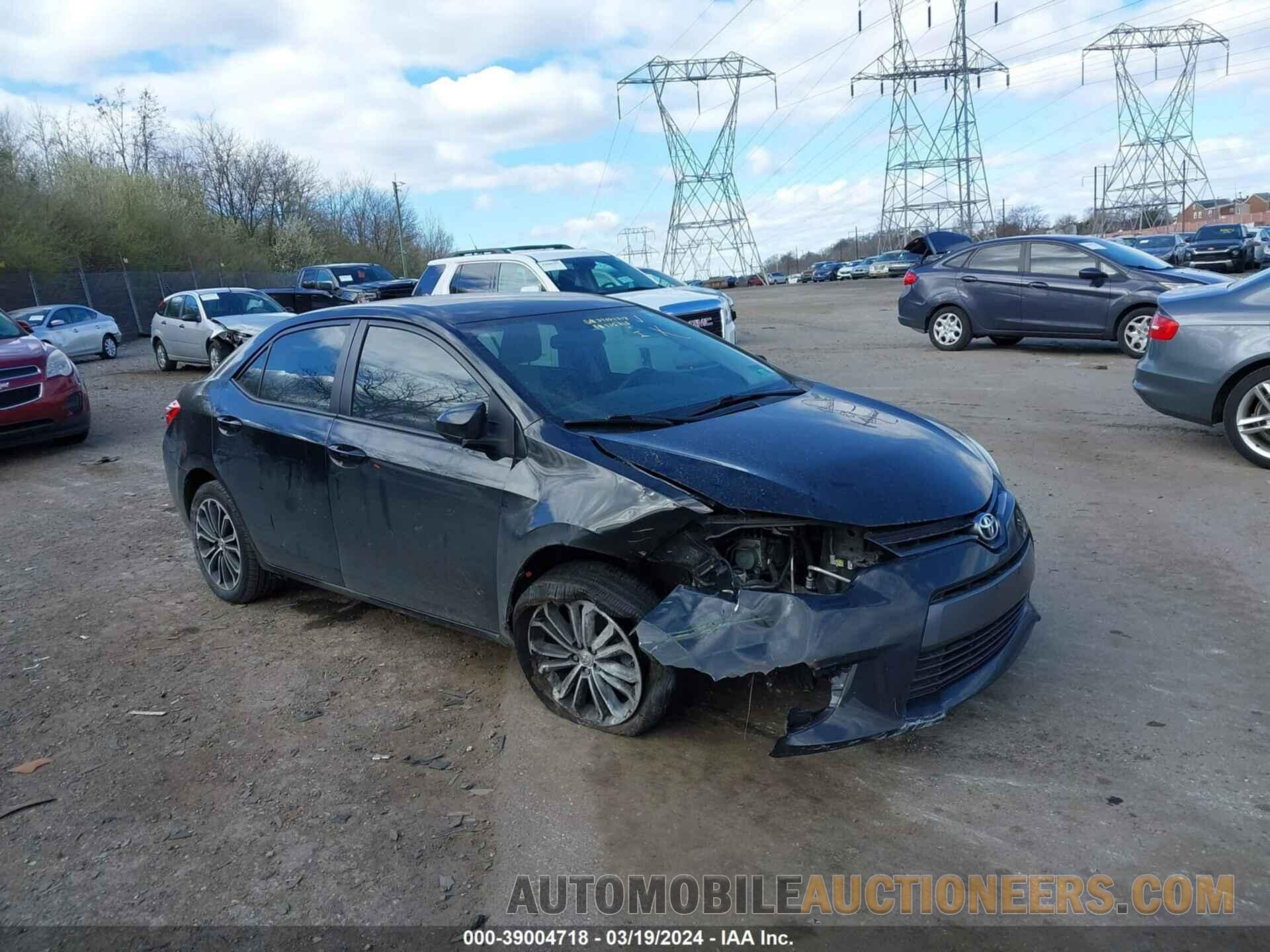 2T1BURHE0FC435715 TOYOTA COROLLA 2015