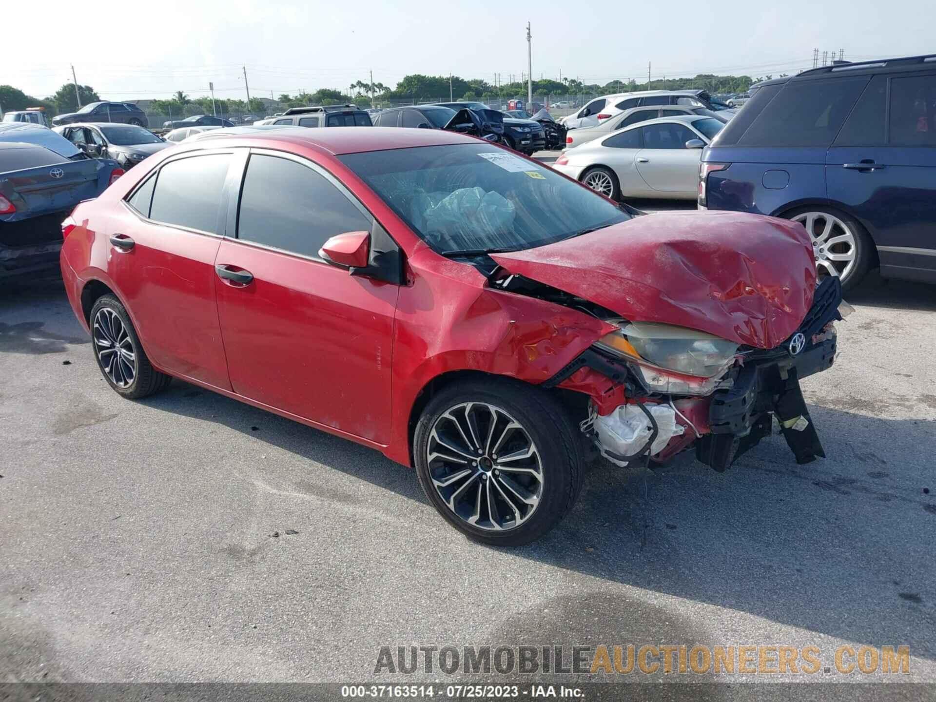 2T1BURHE0FC458489 TOYOTA COROLLA 2015