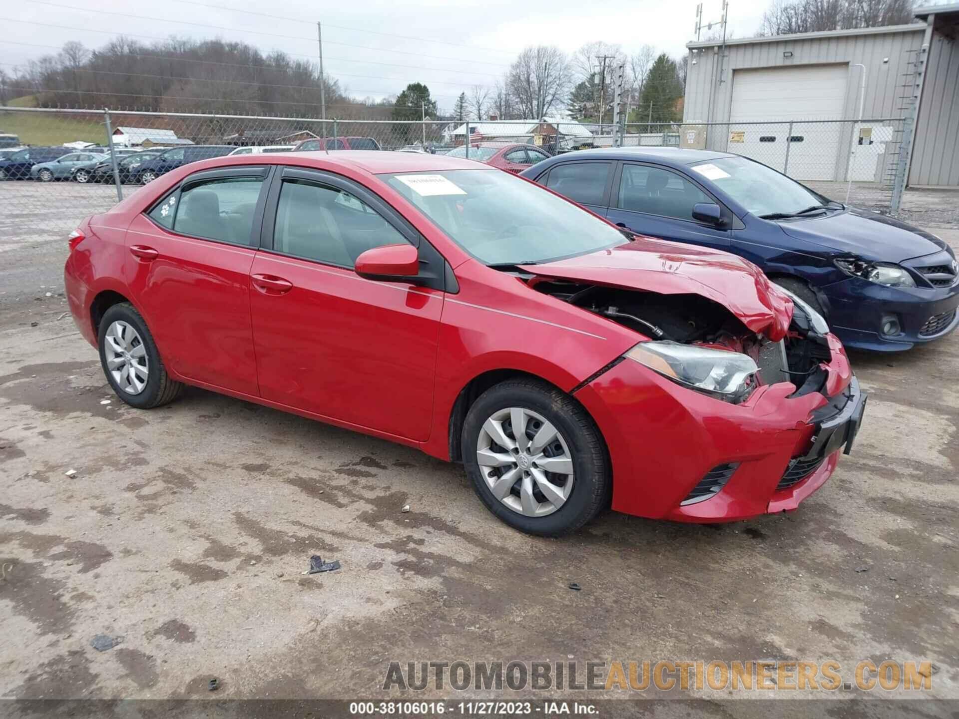 2T1BURHE0GC518837 TOYOTA COROLLA 2016