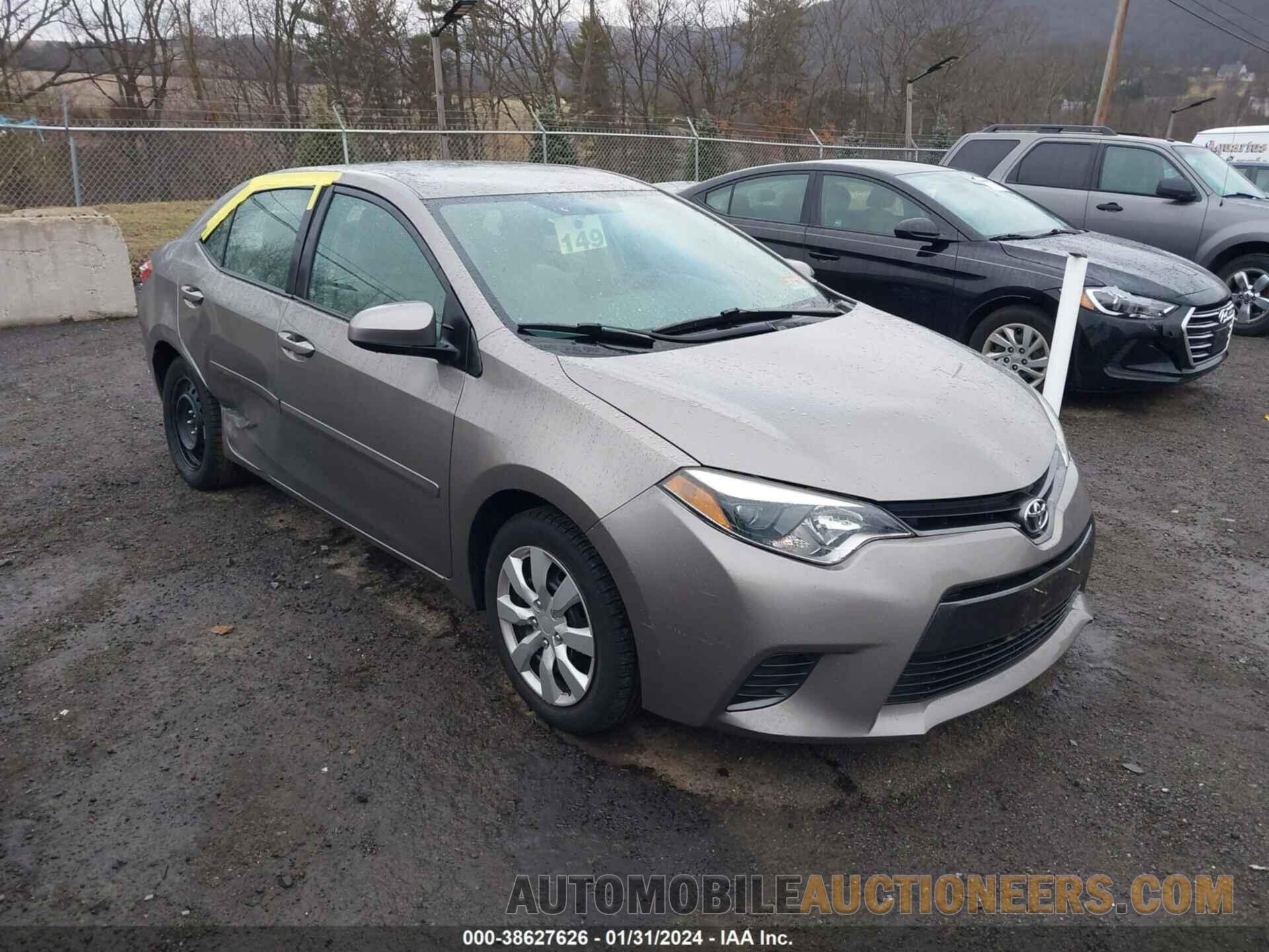 2T1BURHE0GC559338 TOYOTA COROLLA 2016