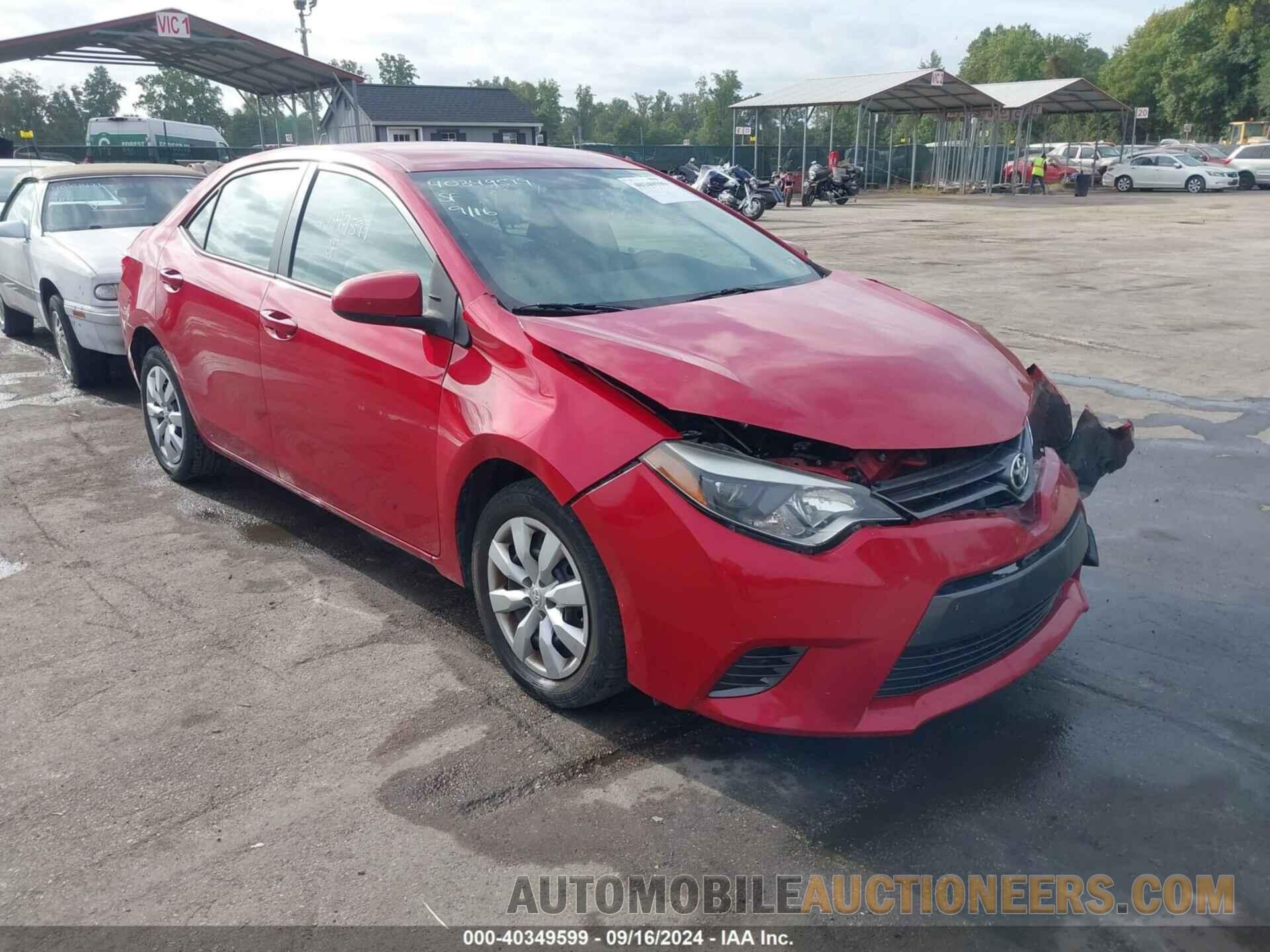 2T1BURHE0GC578665 TOYOTA COROLLA 2016