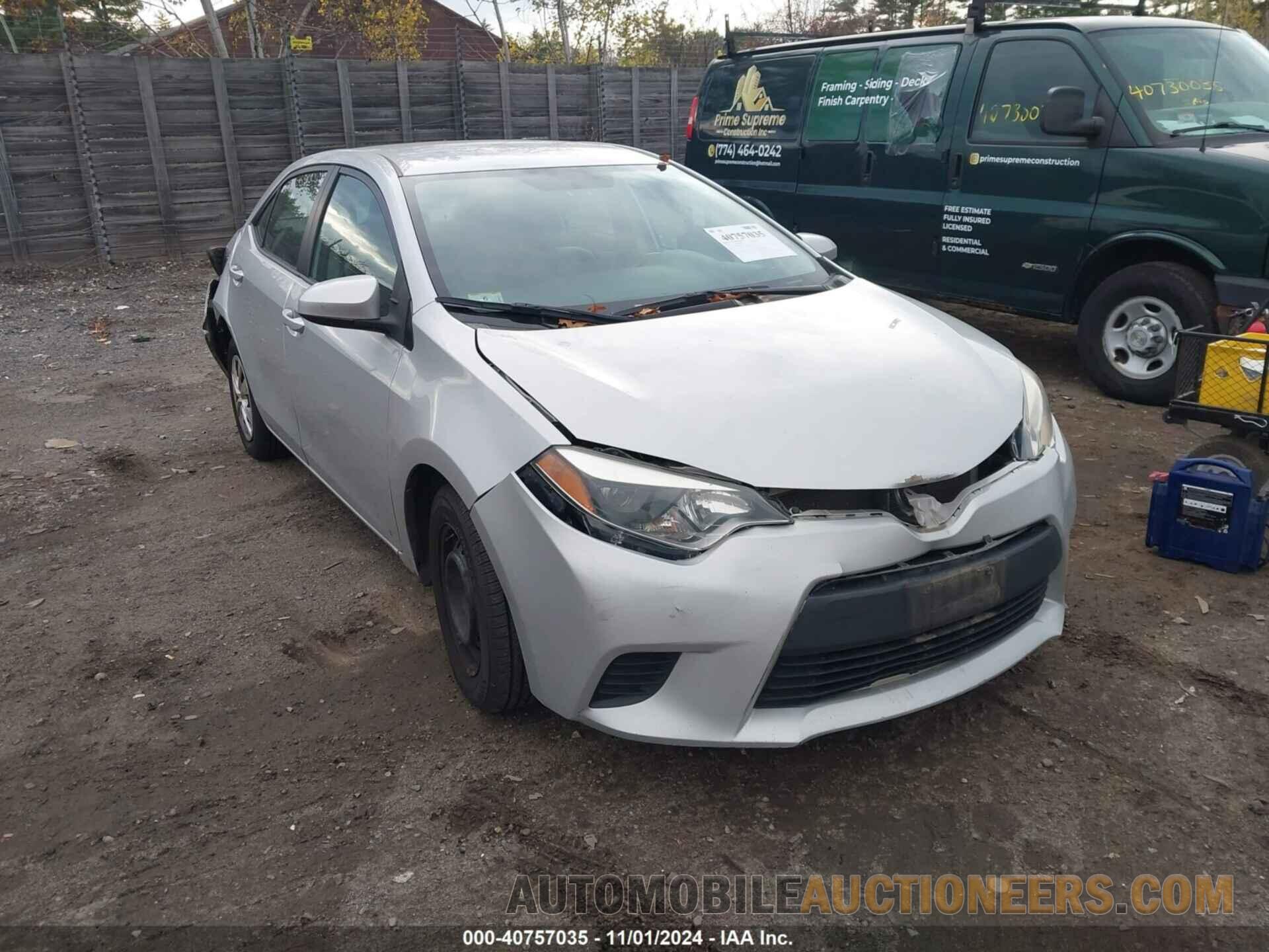 2T1BURHE0GC597541 TOYOTA COROLLA 2016