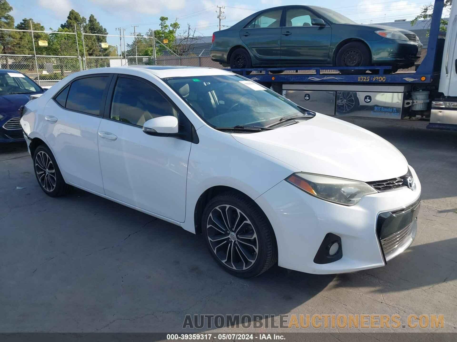 2T1BURHE0GC598124 TOYOTA COROLLA 2016