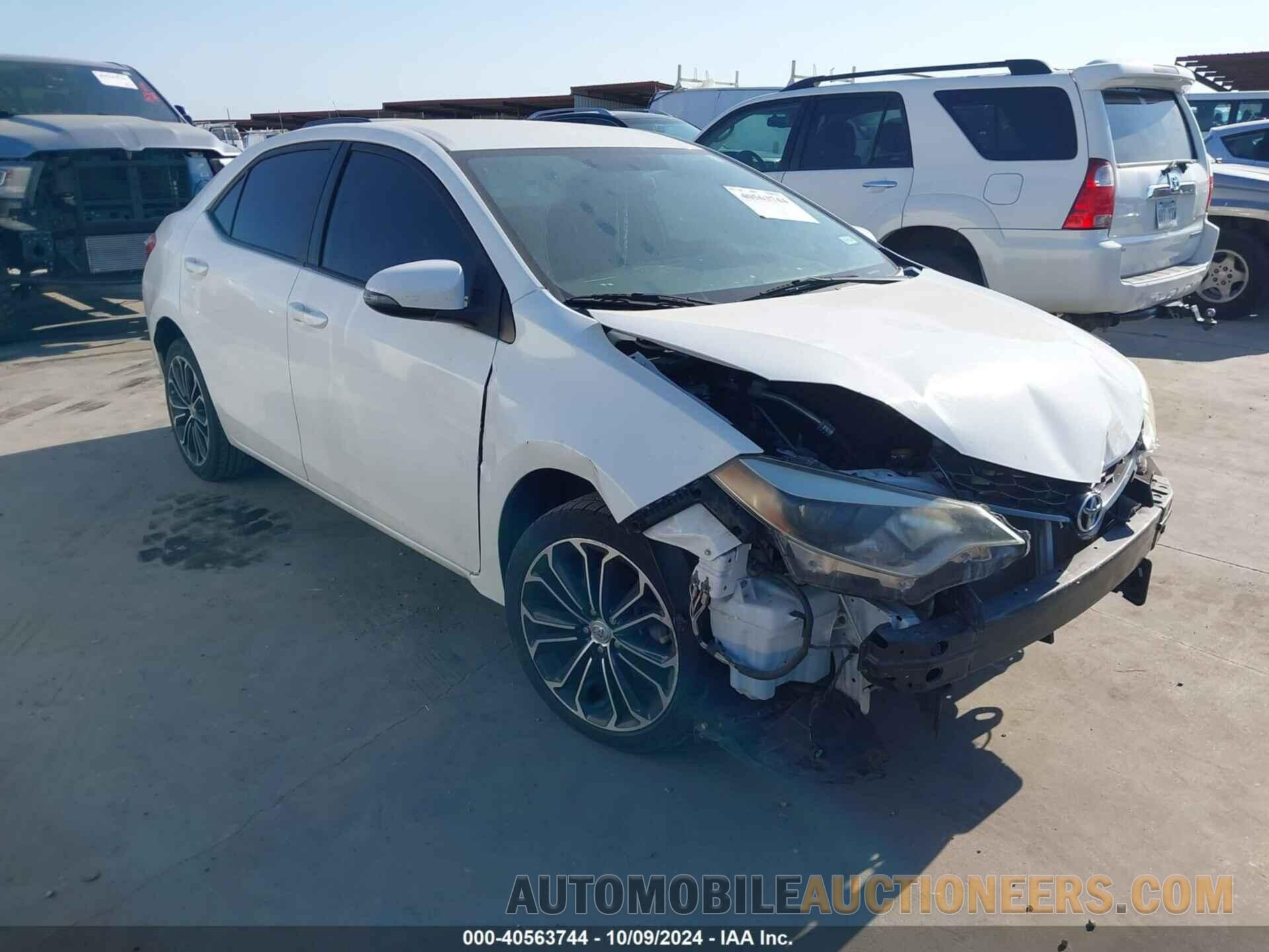 2T1BURHE0GC602480 TOYOTA COROLLA 2016