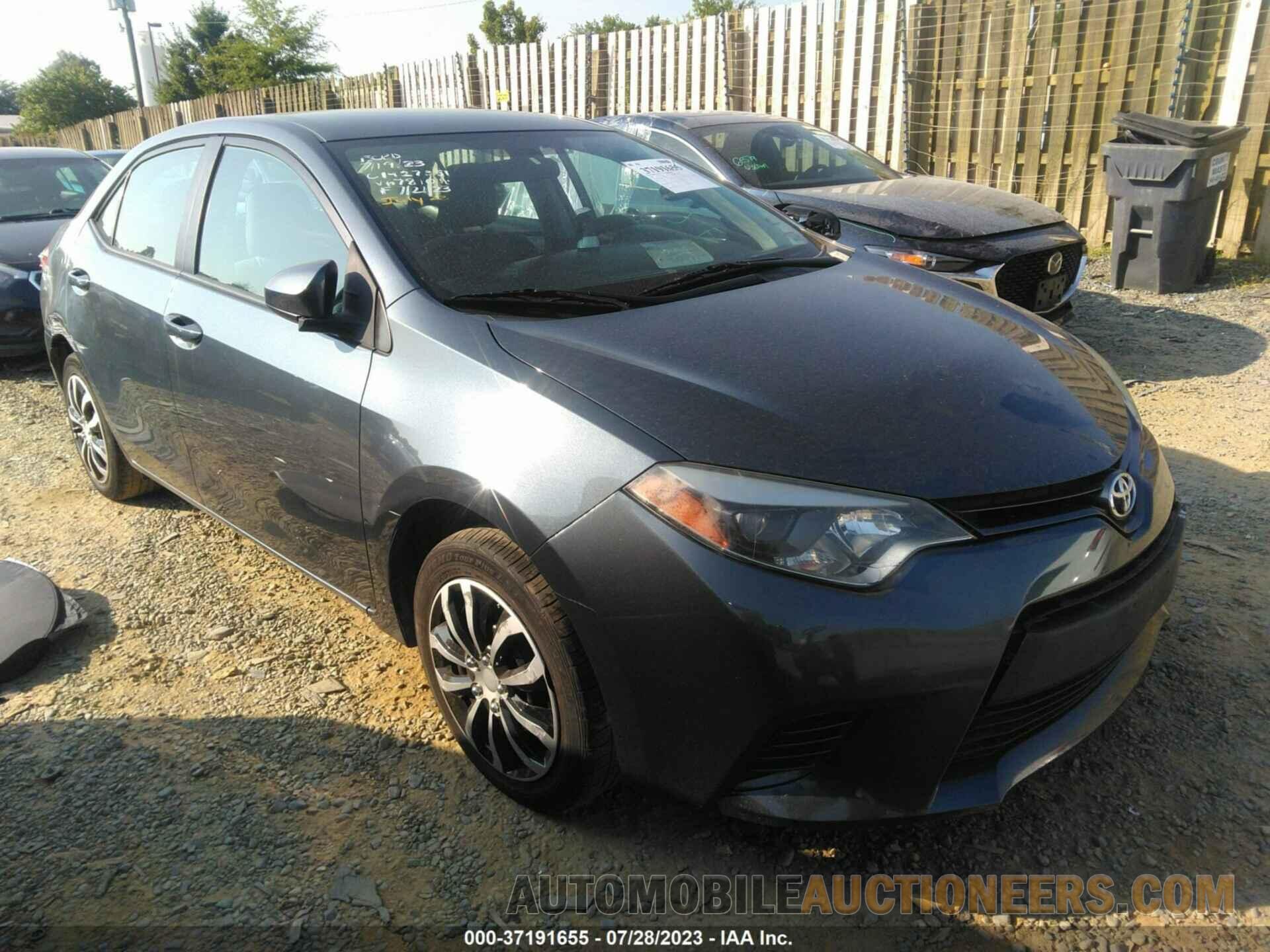 2T1BURHE0GC678104 TOYOTA COROLLA 2016