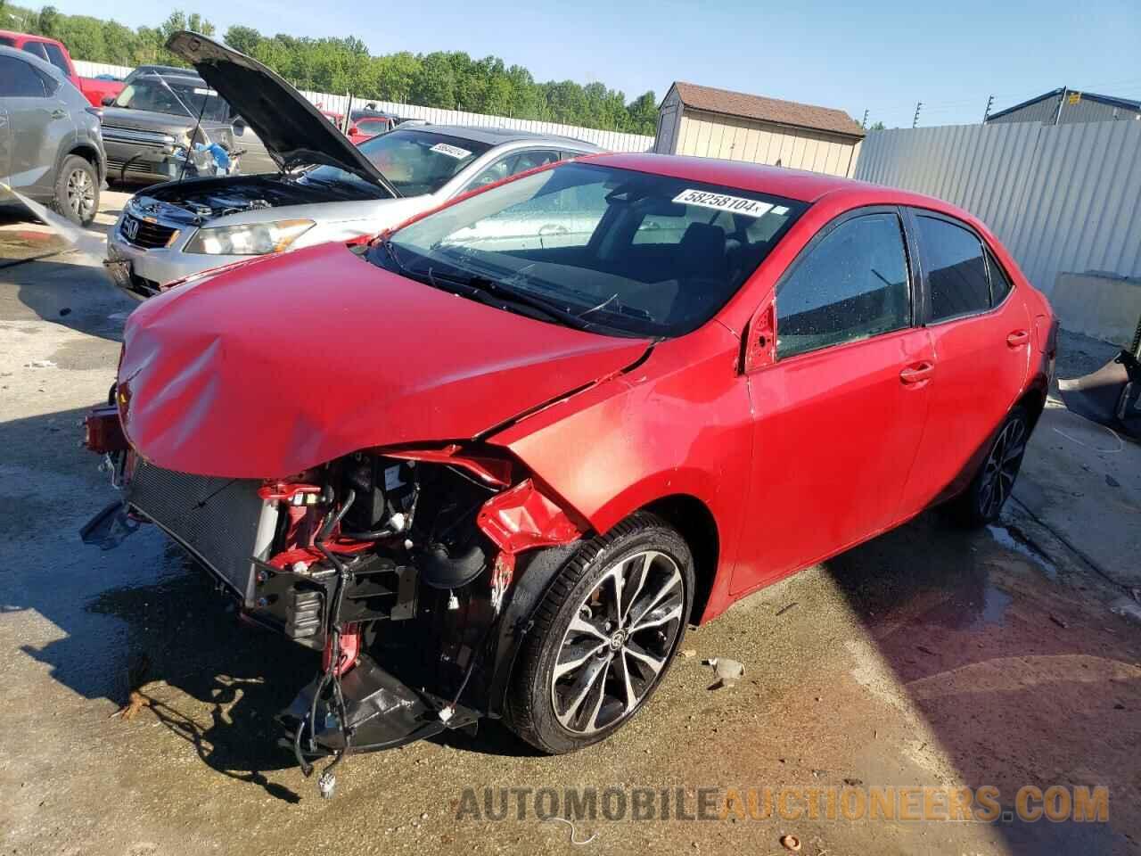 2T1BURHE0KC221317 TOYOTA COROLLA 2019