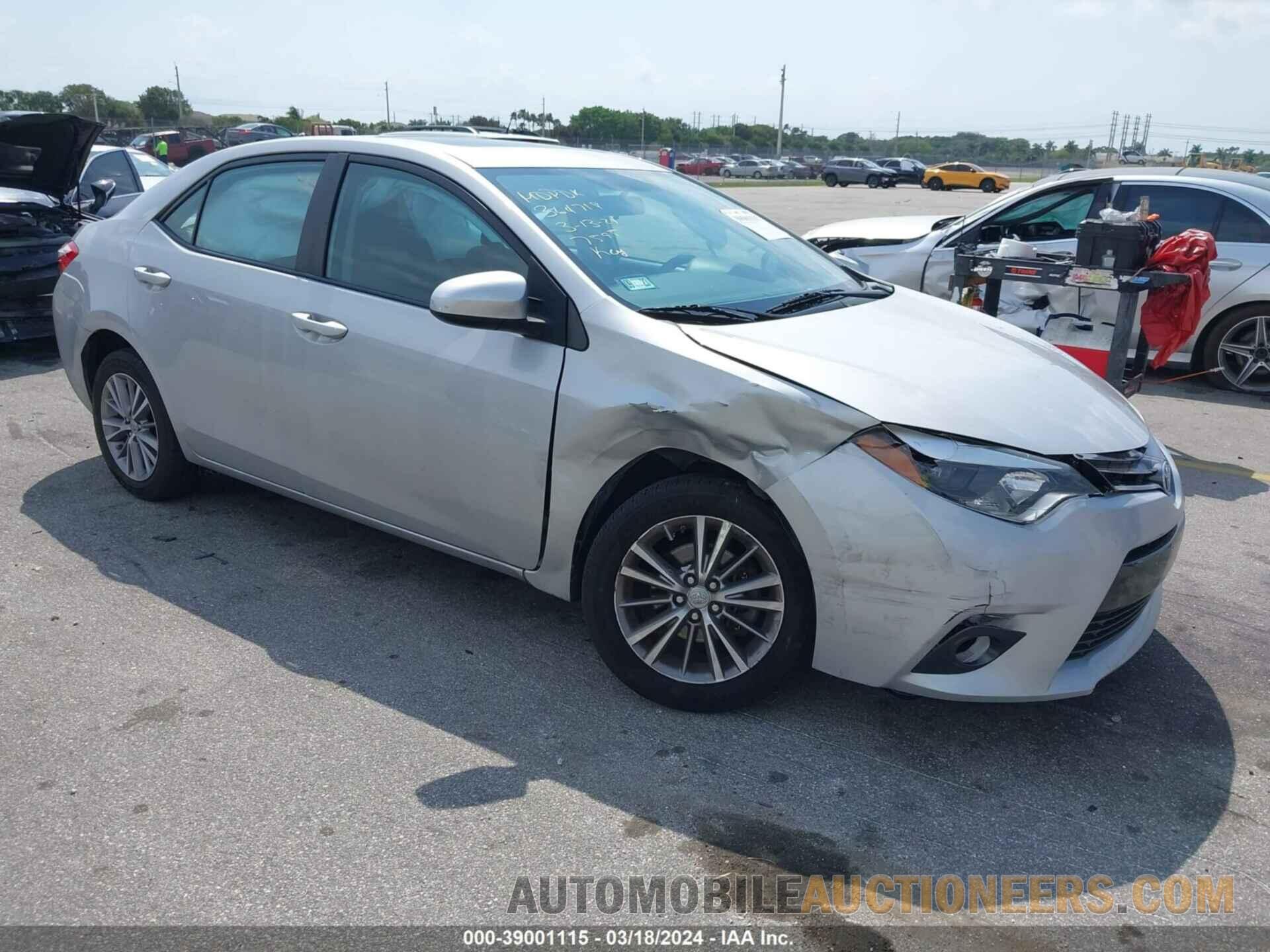 2T1BURHE1FC237595 TOYOTA COROLLA 2015