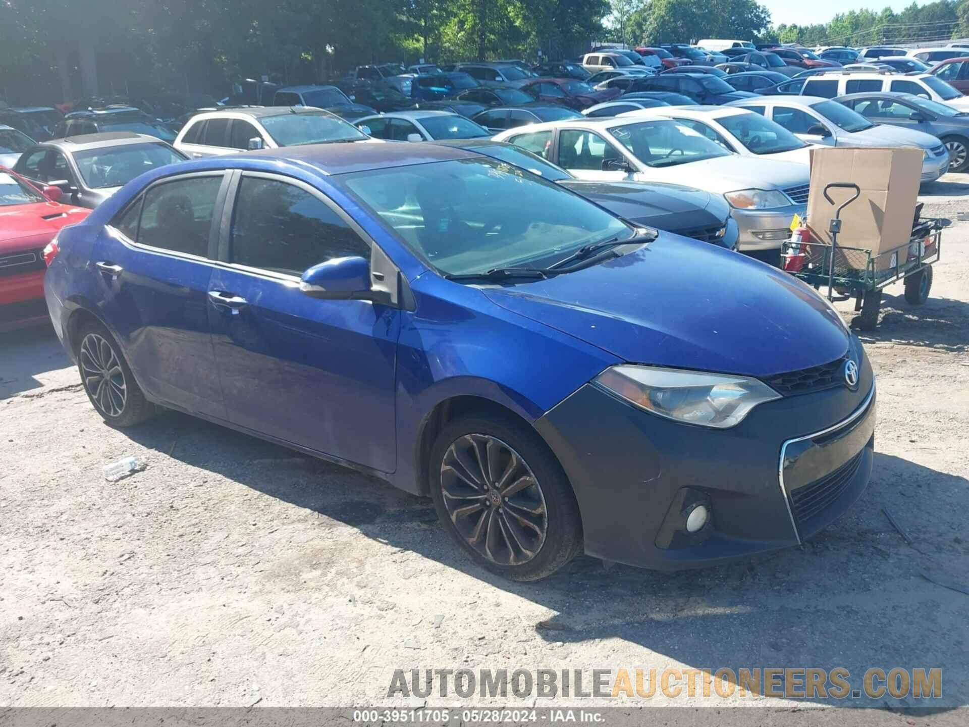 2T1BURHE1FC238293 TOYOTA COROLLA 2015