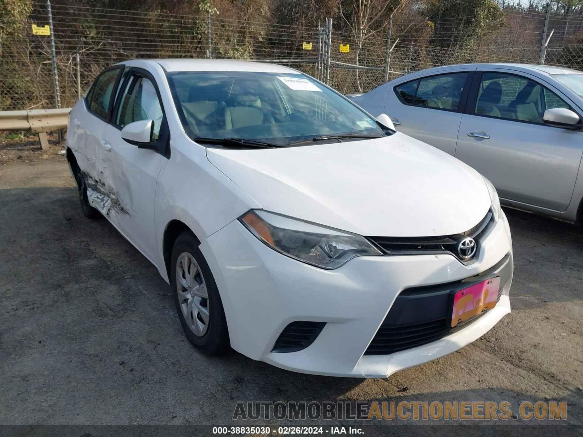 2T1BURHE1FC262805 TOYOTA COROLLA 2015