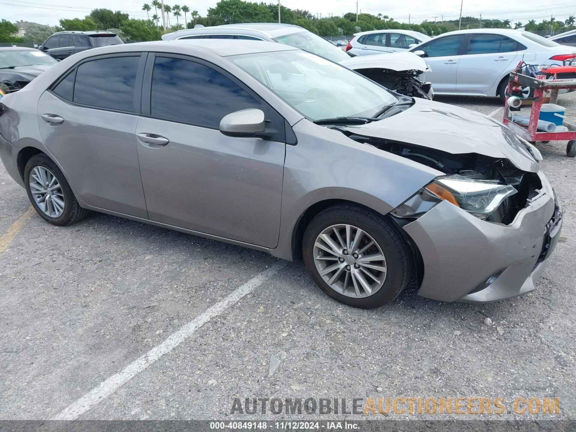 2T1BURHE1FC304860 TOYOTA COROLLA 2015