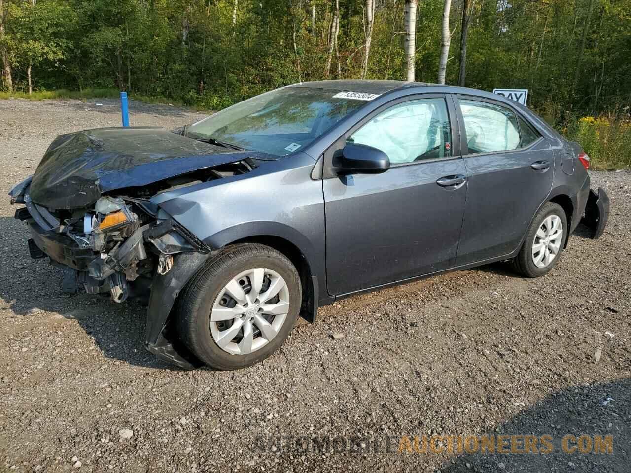 2T1BURHE1FC308195 TOYOTA COROLLA 2015