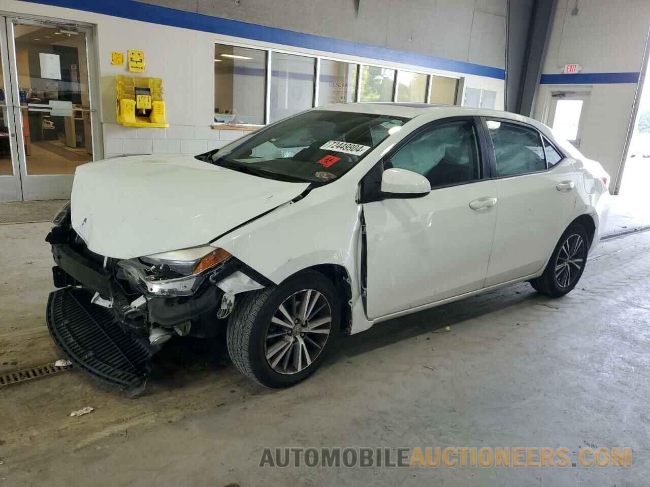 2T1BURHE1GC583406 TOYOTA COROLLA 2016