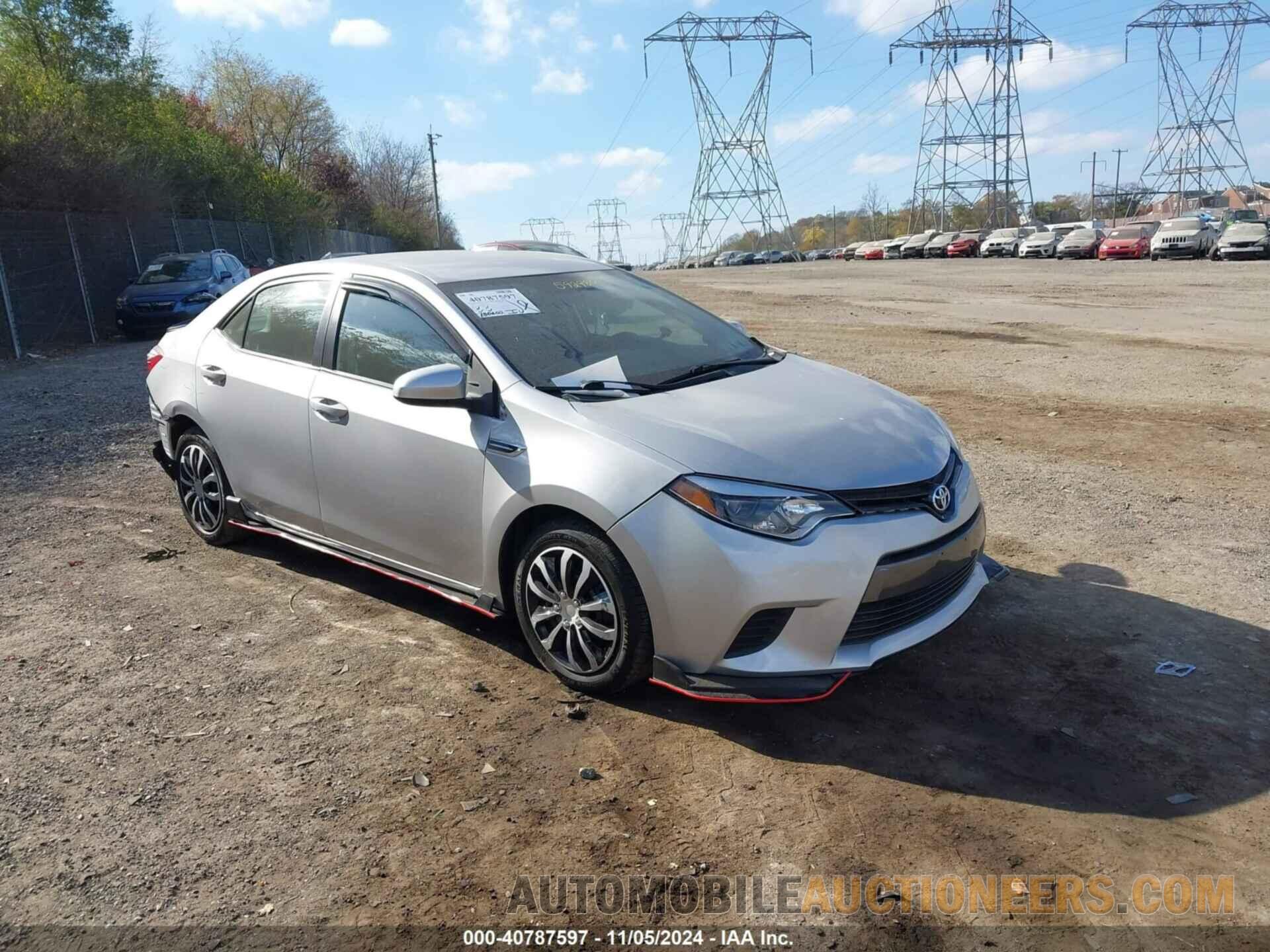 2T1BURHE1GC592980 TOYOTA COROLLA 2016