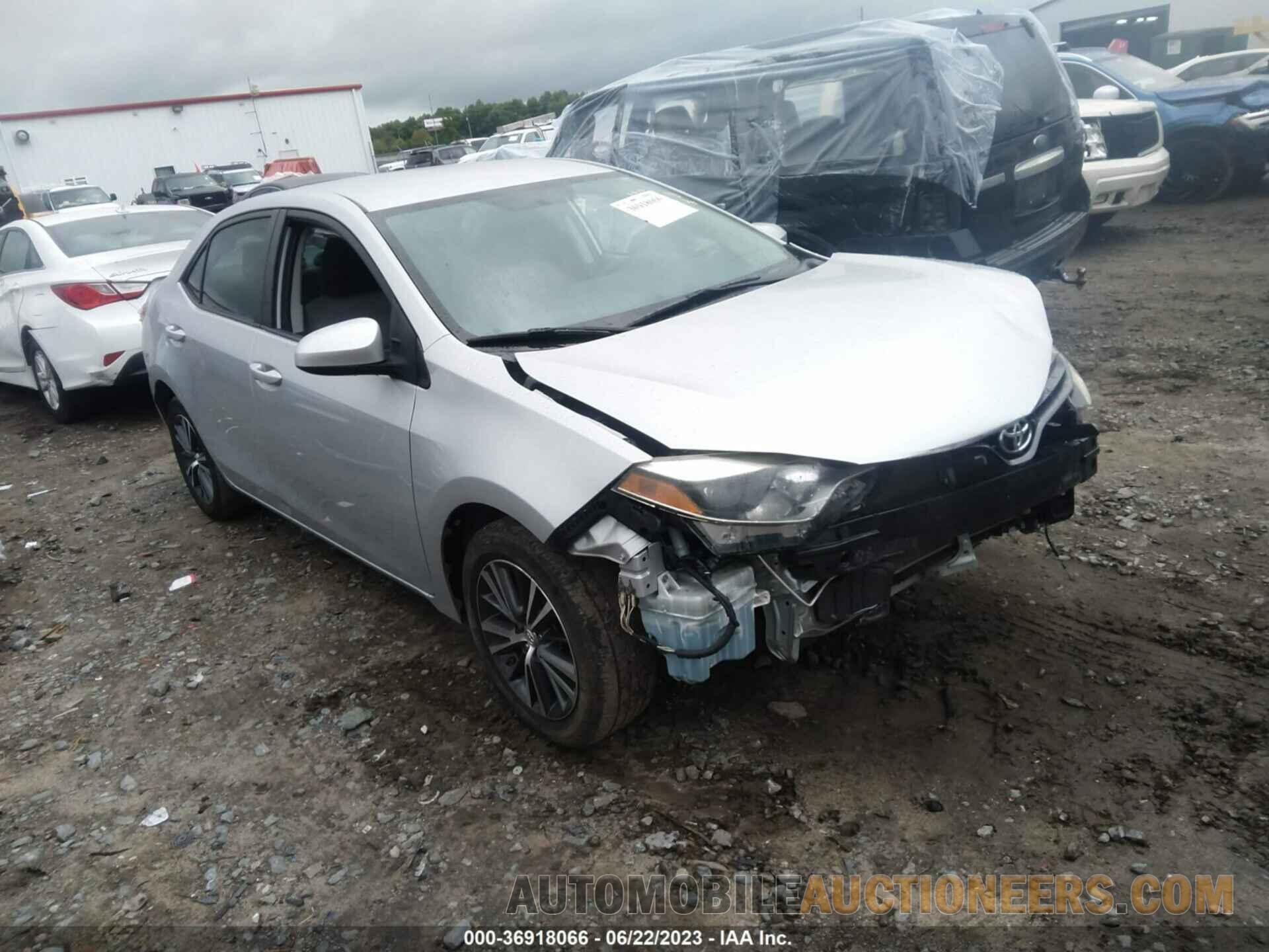 2T1BURHE1GC616906 TOYOTA COROLLA 2016