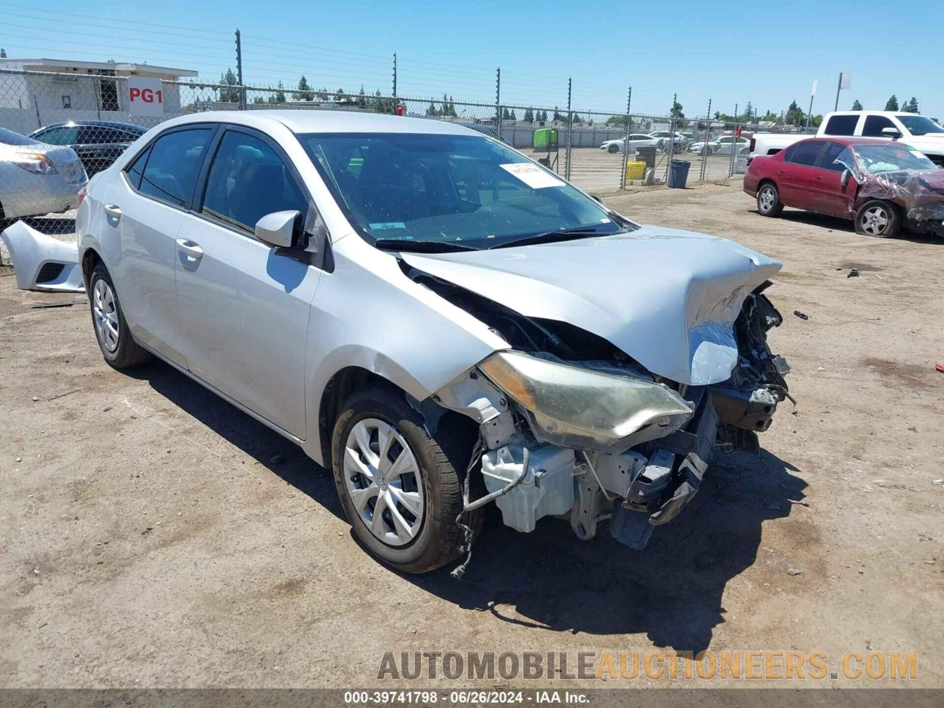 2T1BURHE1GC622009 TOYOTA COROLLA 2016