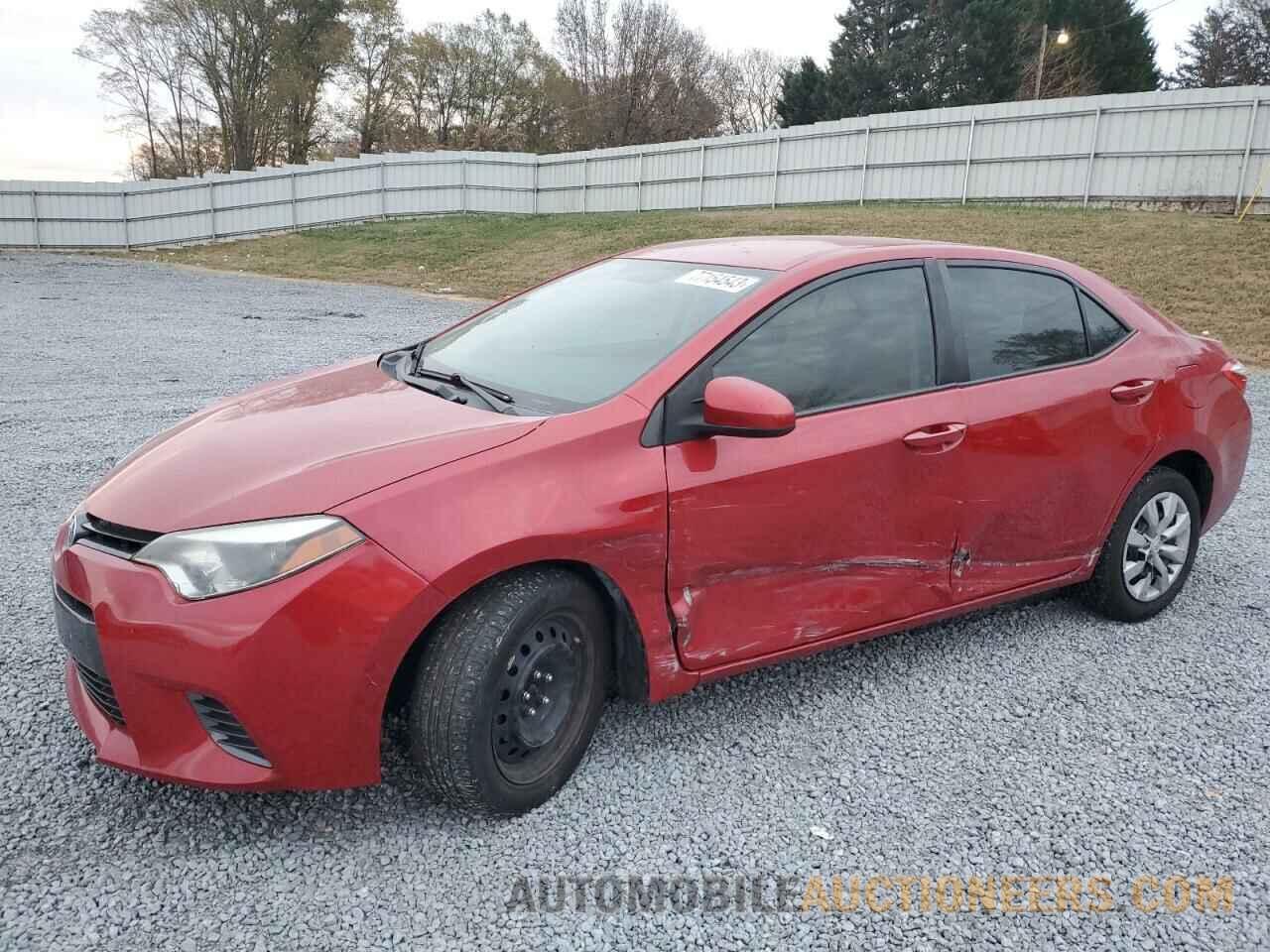 2T1BURHE1GC655091 TOYOTA COROLLA 2016