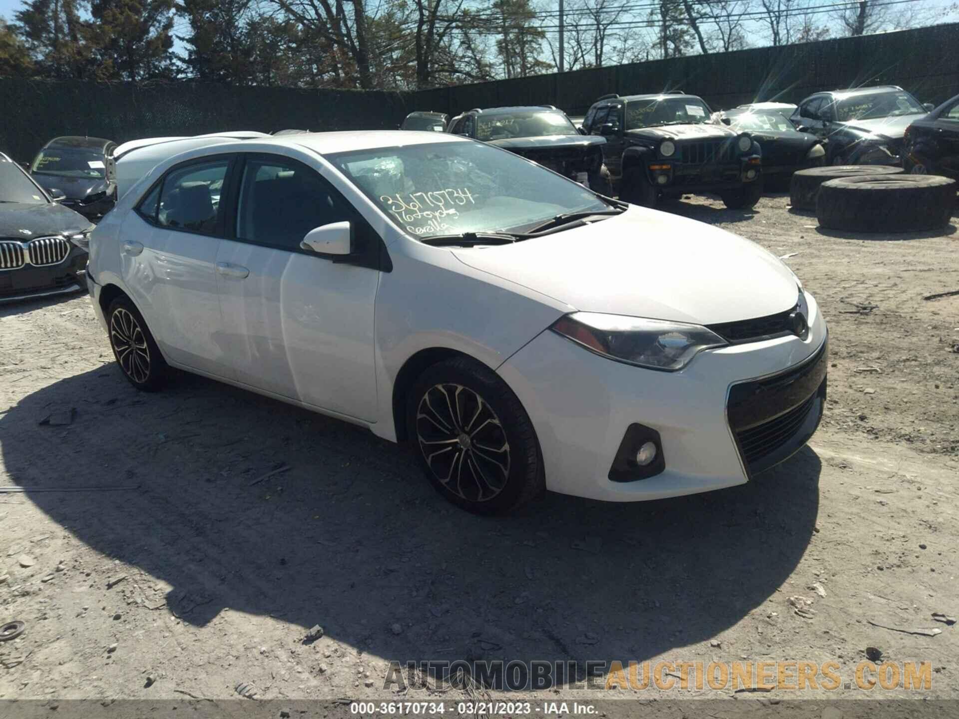 2T1BURHE1GC675261 TOYOTA COROLLA 2016