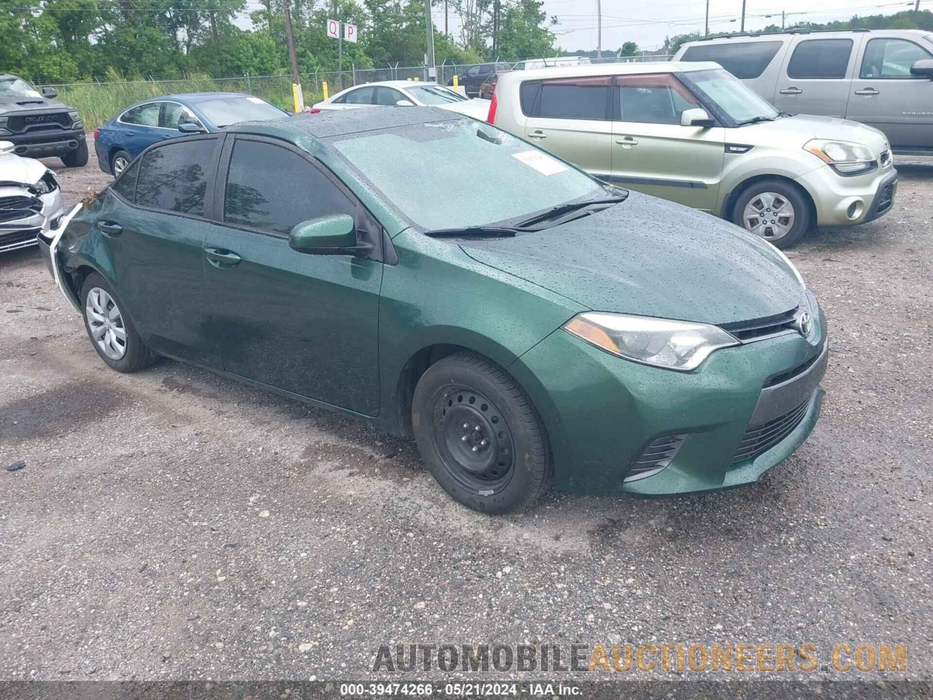 2T1BURHE1GC678354 TOYOTA COROLLA 2016