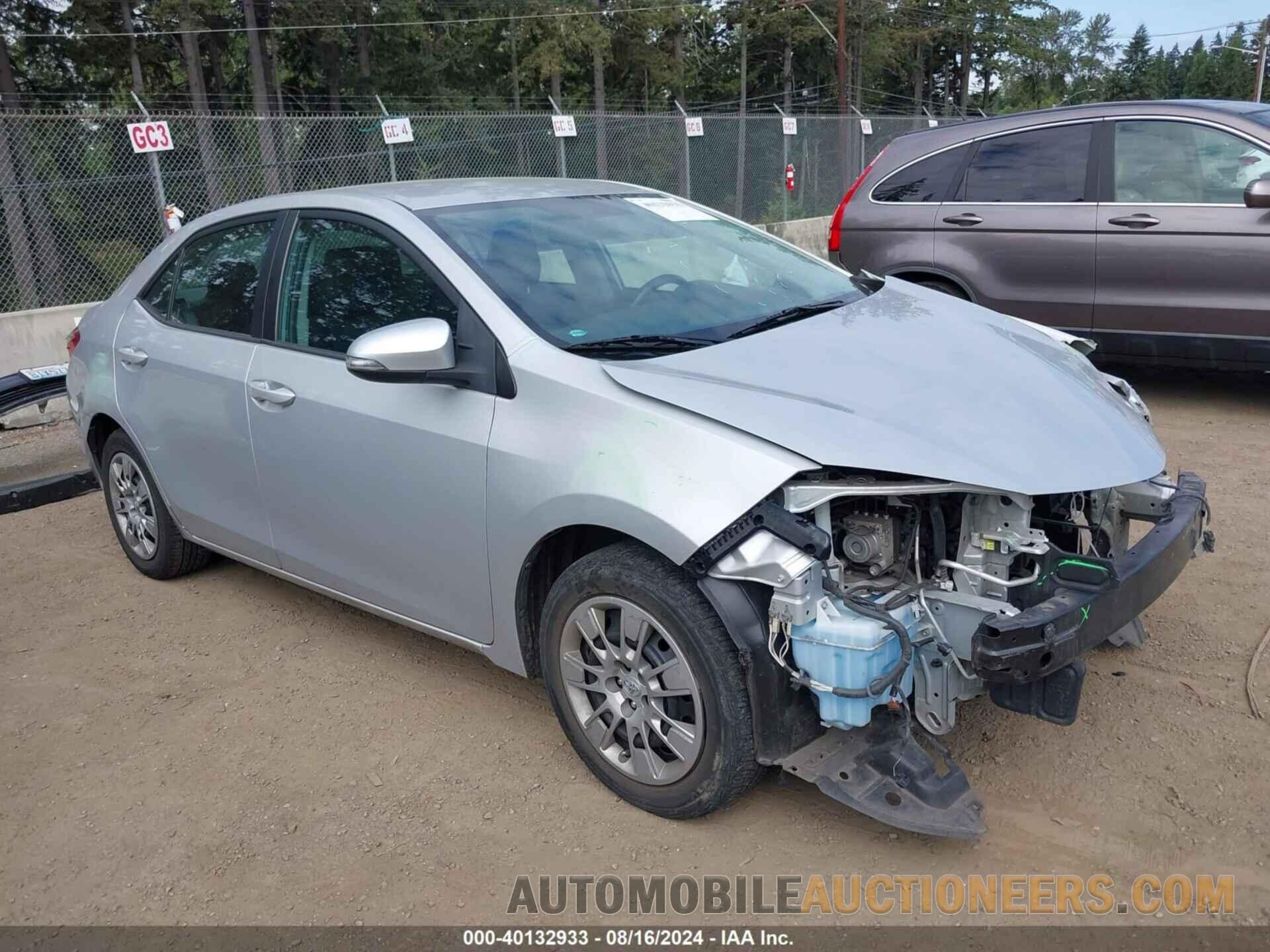 2T1BURHE1GC679133 TOYOTA COROLLA 2016