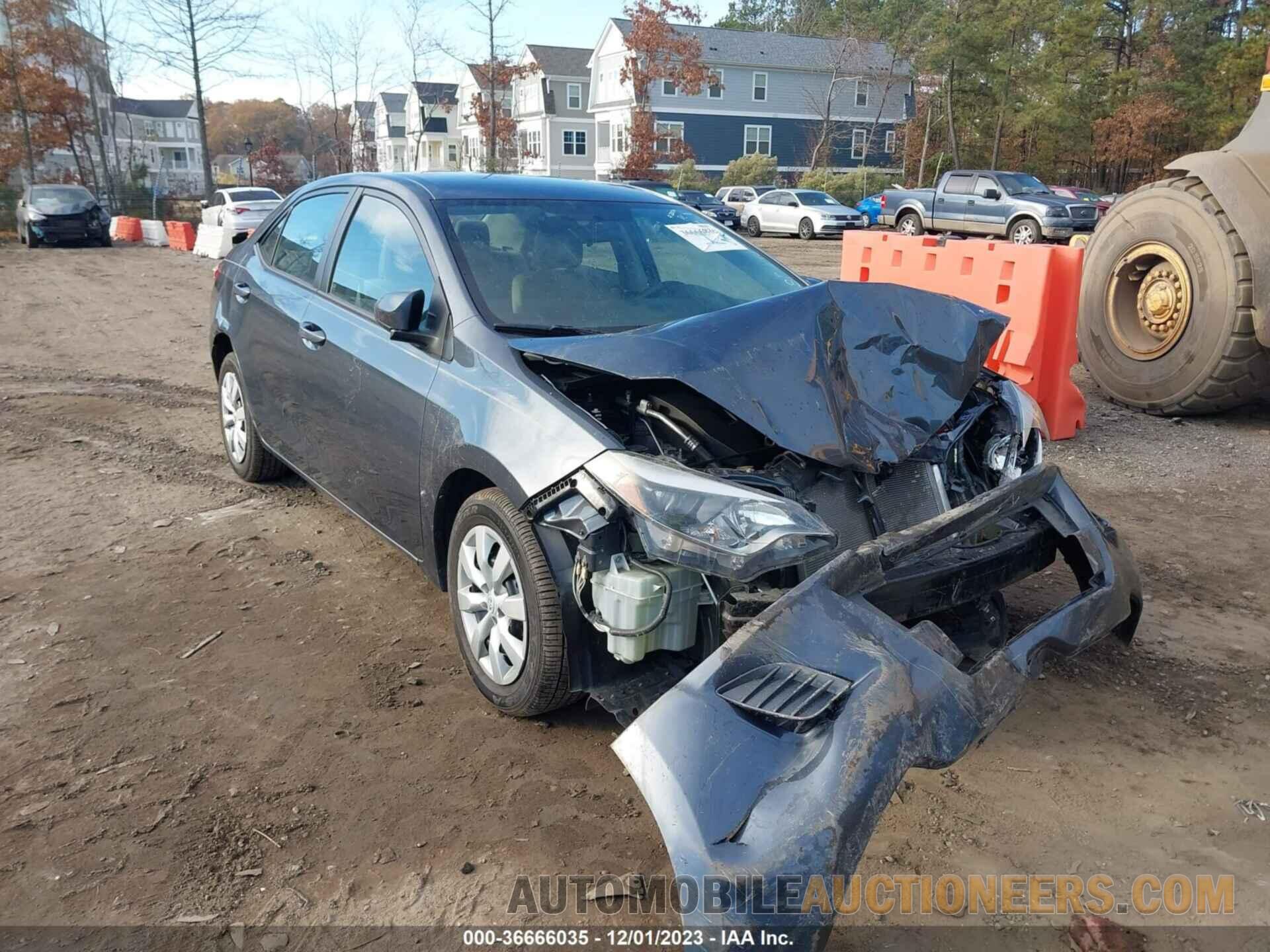 2T1BURHE1GC744451 TOYOTA COROLLA 2016