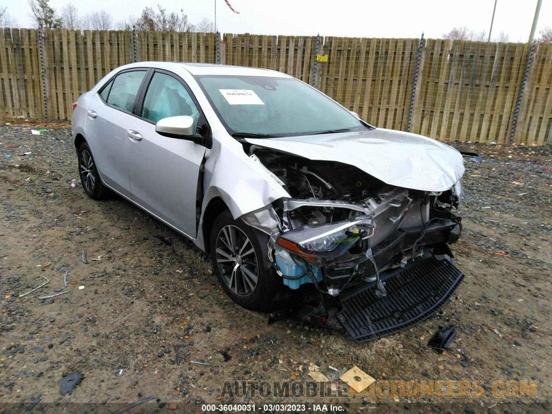 2T1BURHE1JC003630 TOYOTA COROLLA 2018