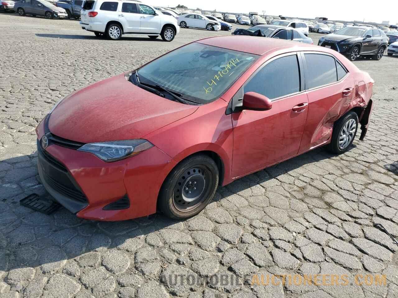 2T1BURHE1KC231869 TOYOTA COROLLA 2019