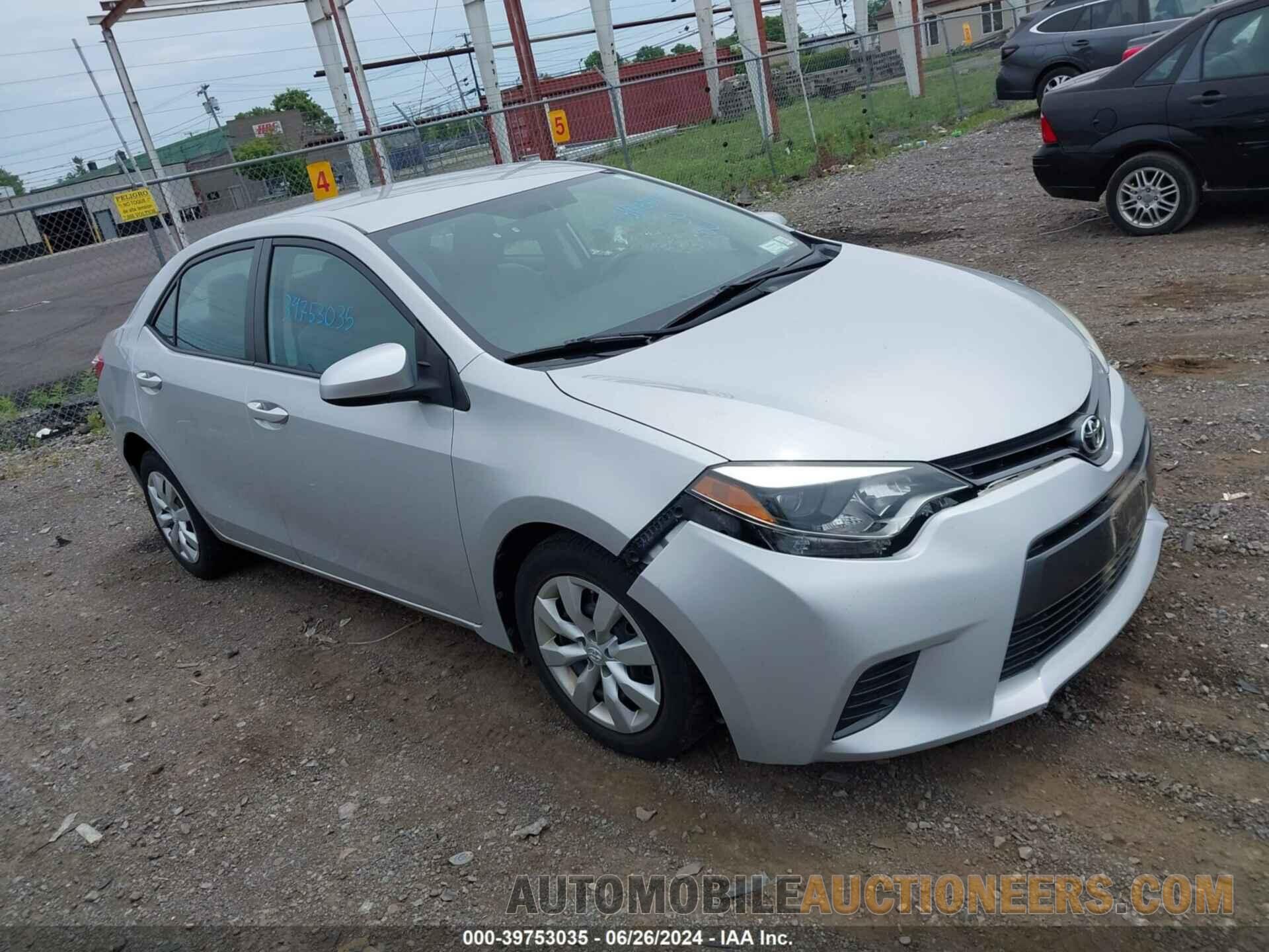 2T1BURHE2FC256608 TOYOTA COROLLA 2015