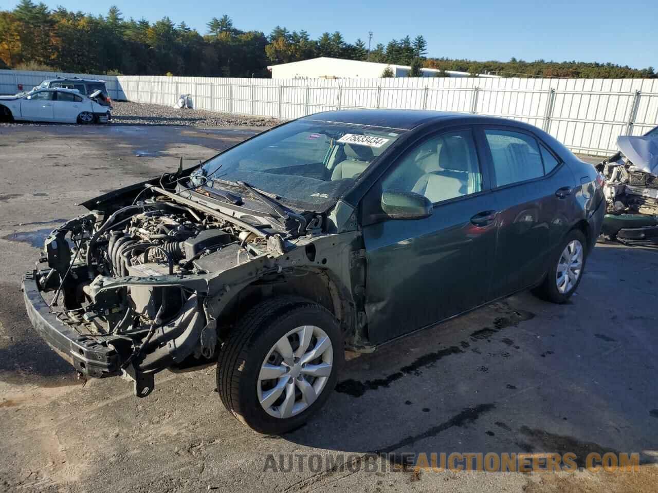 2T1BURHE2FC258231 TOYOTA COROLLA 2015