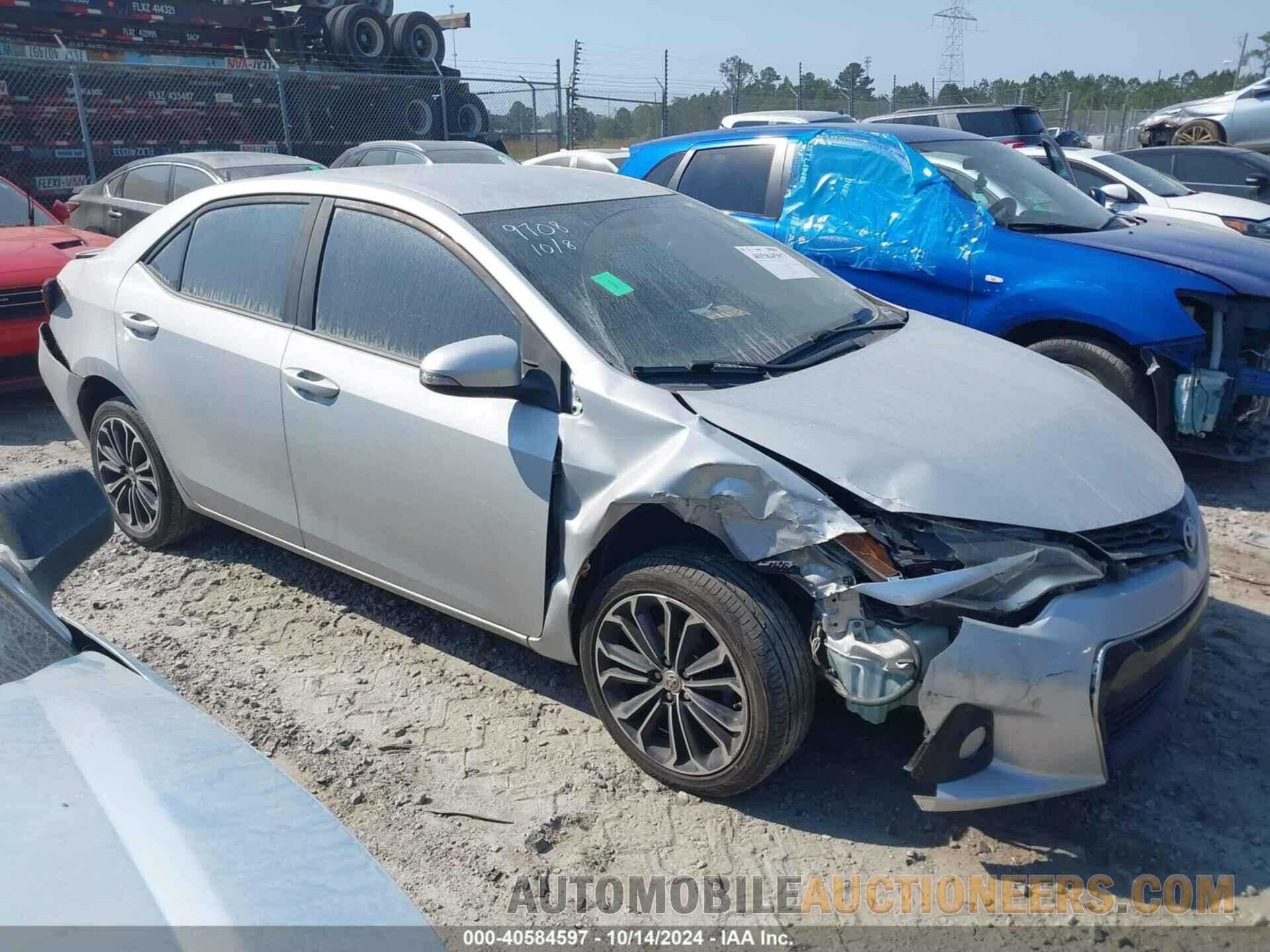 2T1BURHE2FC311588 TOYOTA COROLLA 2015