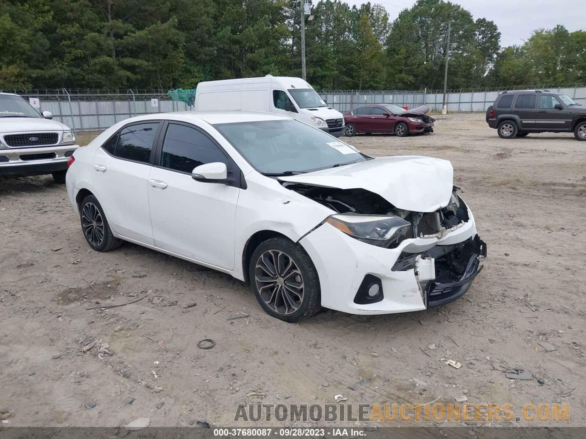 2T1BURHE2FC318105 TOYOTA COROLLA 2015