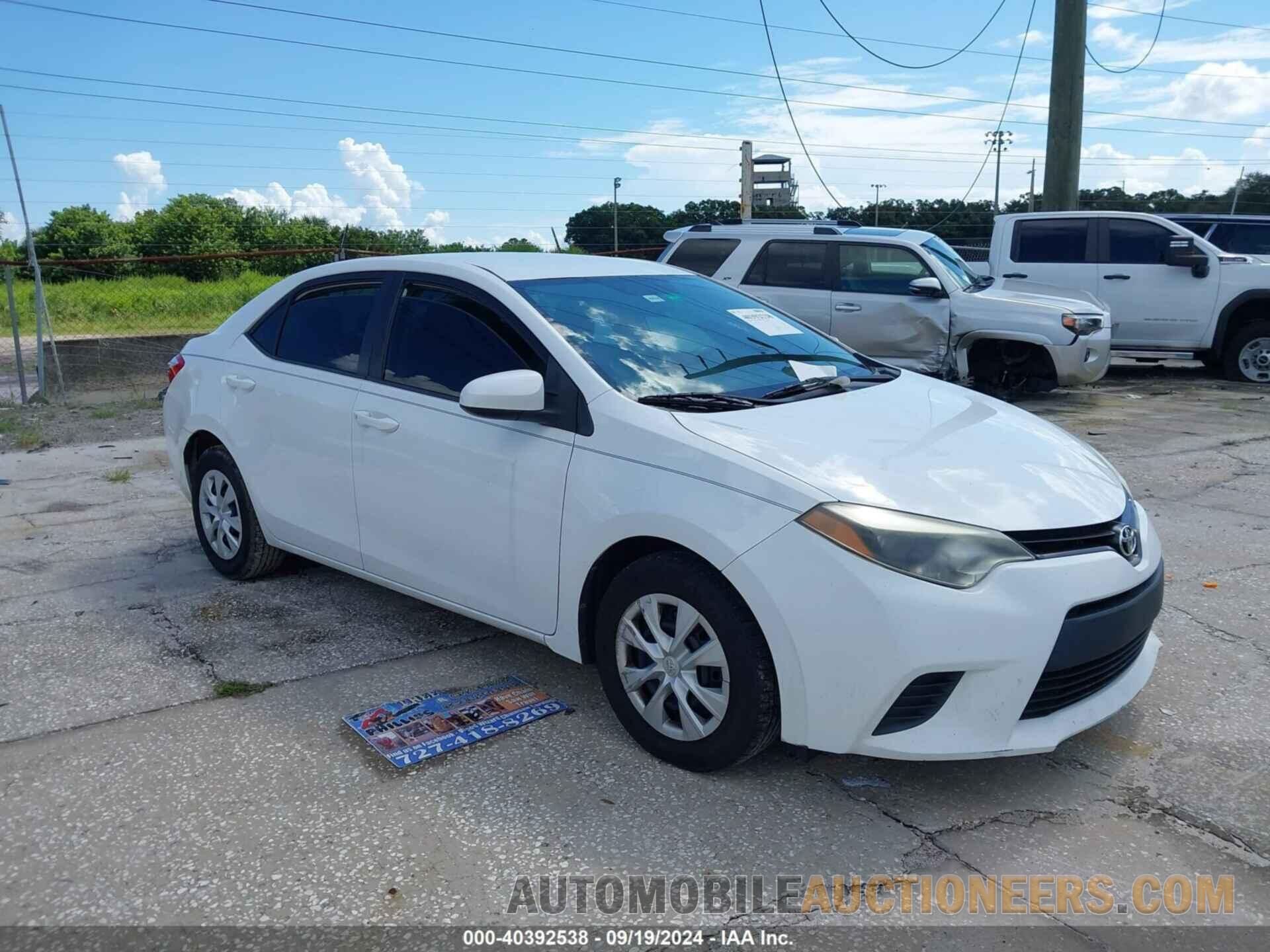 2T1BURHE2FC340637 TOYOTA COROLLA 2015